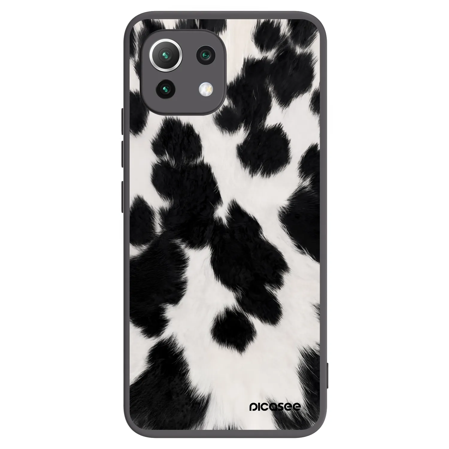 Picasee silikonski črni ovitek za Xiaomi Mi 11 Lite - Black Moo