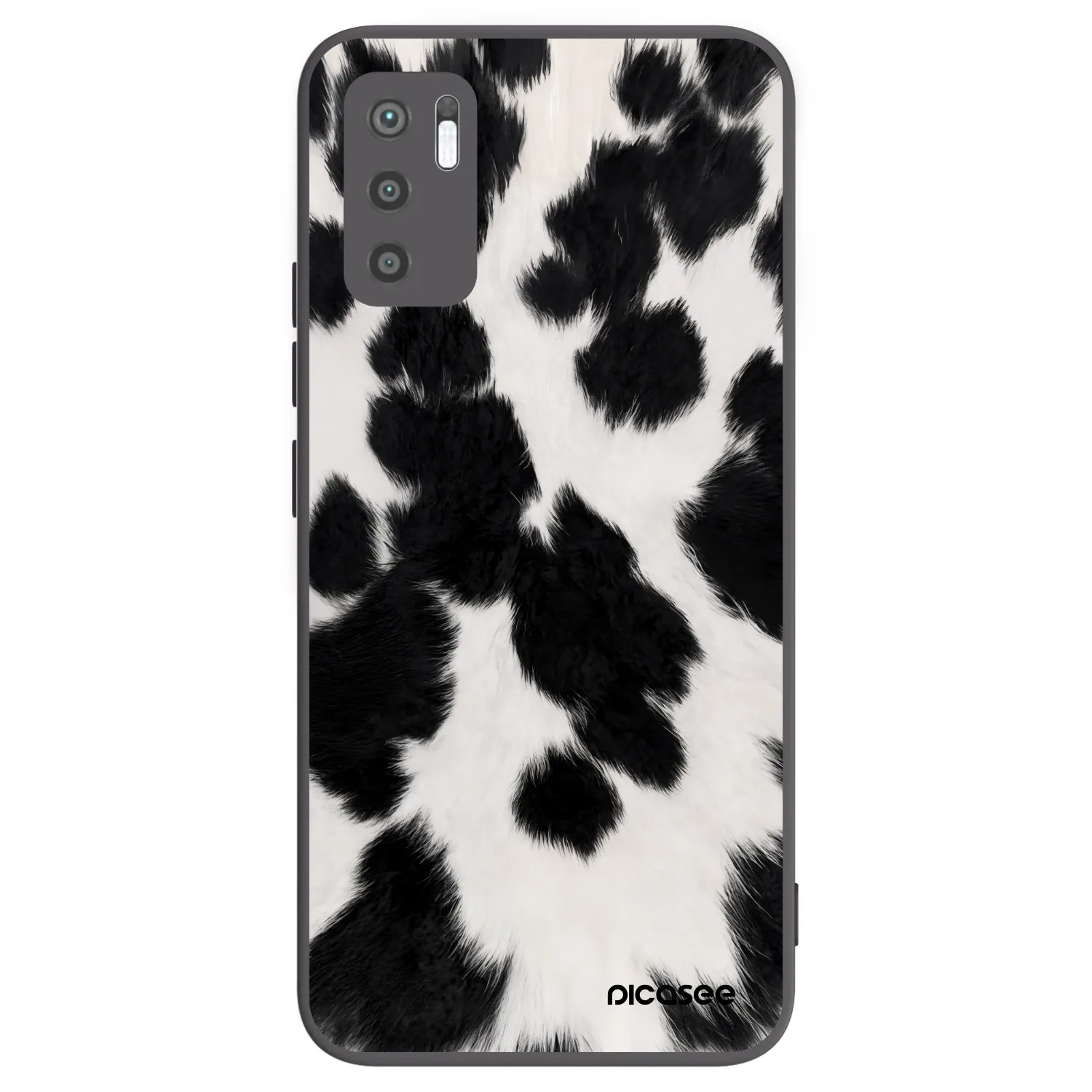 Picasee silikonski črni ovitek za Xiaomi Redmi Note 10 5G - Black Moo