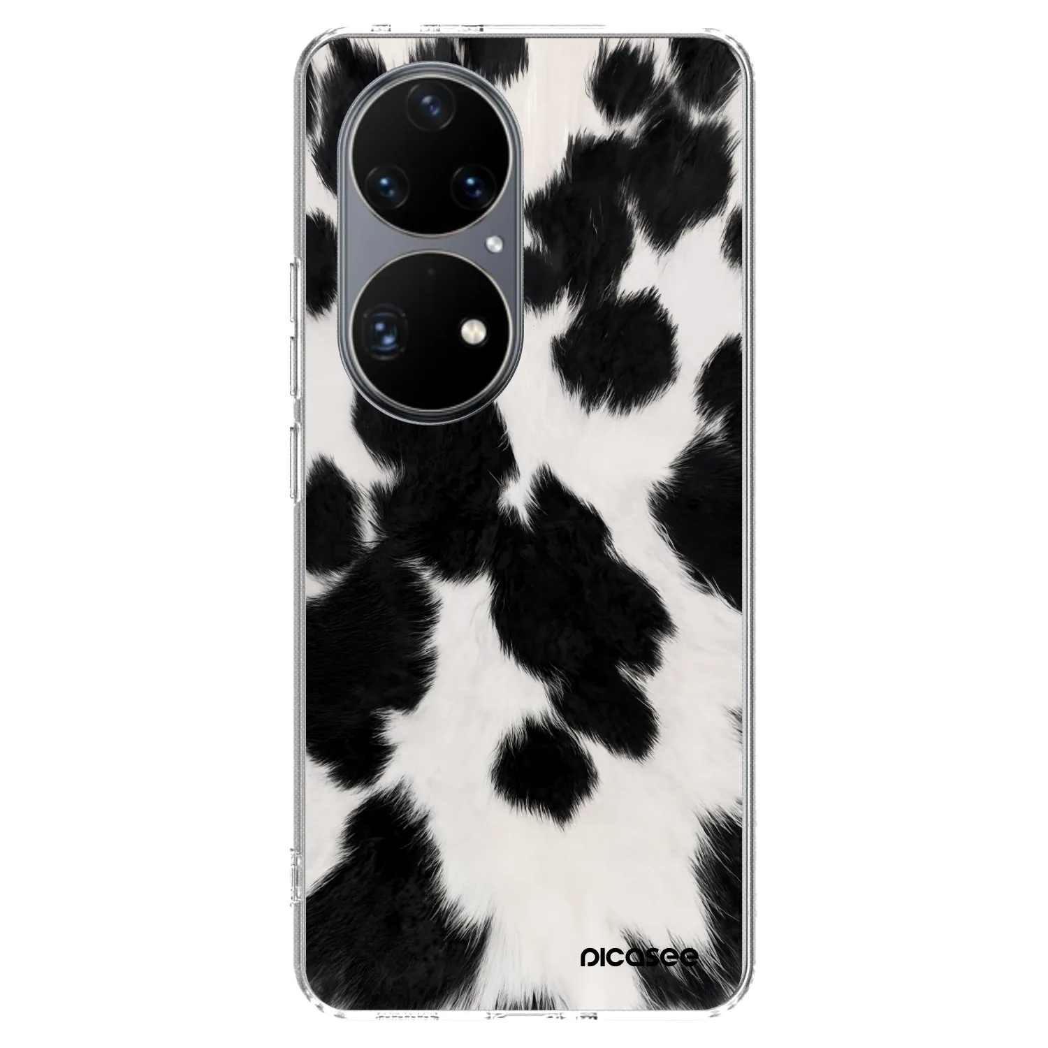 Picasee silikonski prozorni ovitek za Huawei P50 - Black Moo