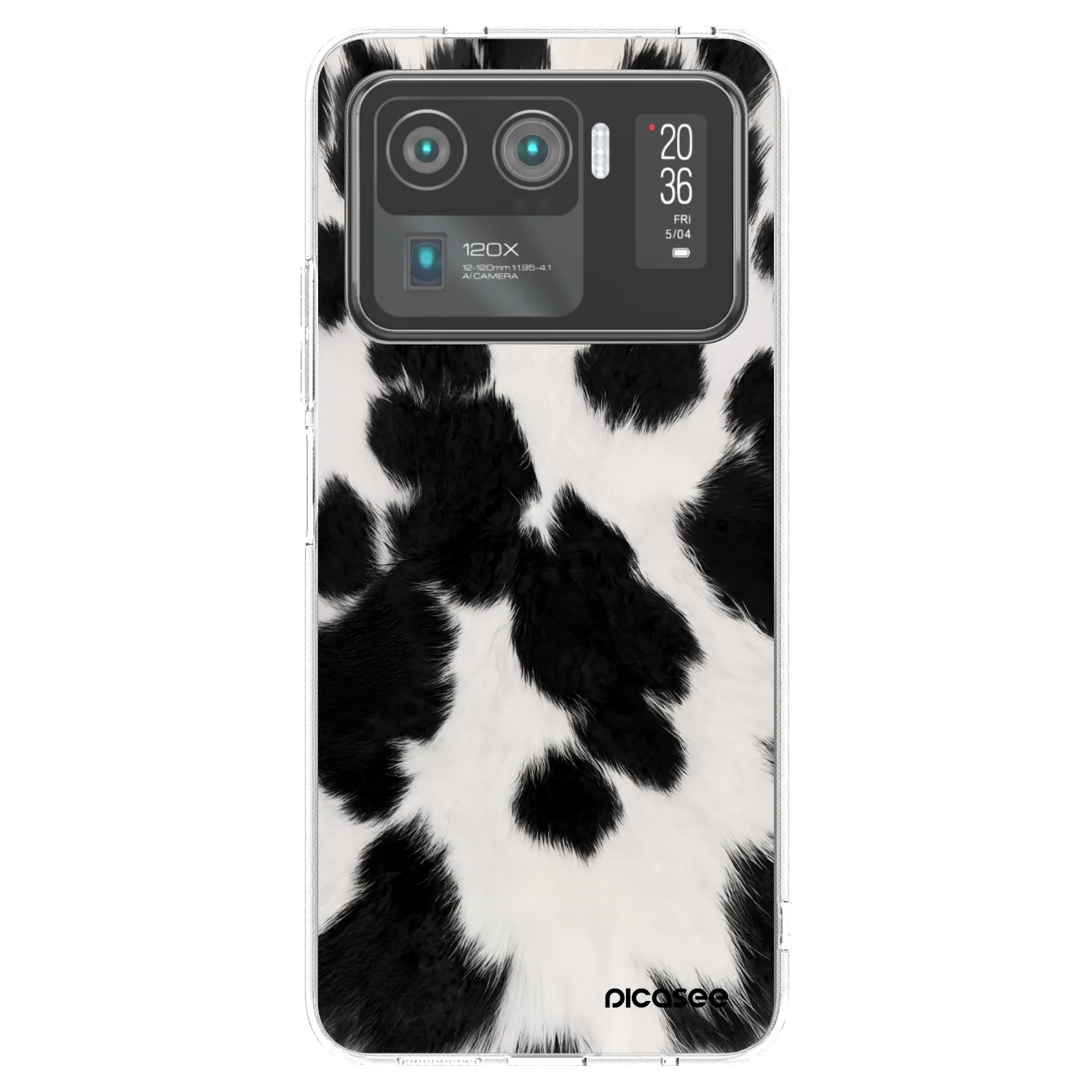 Picasee silikonski prozorni ovitek za Xiaomi Mi 11 Ultra - Black Moo