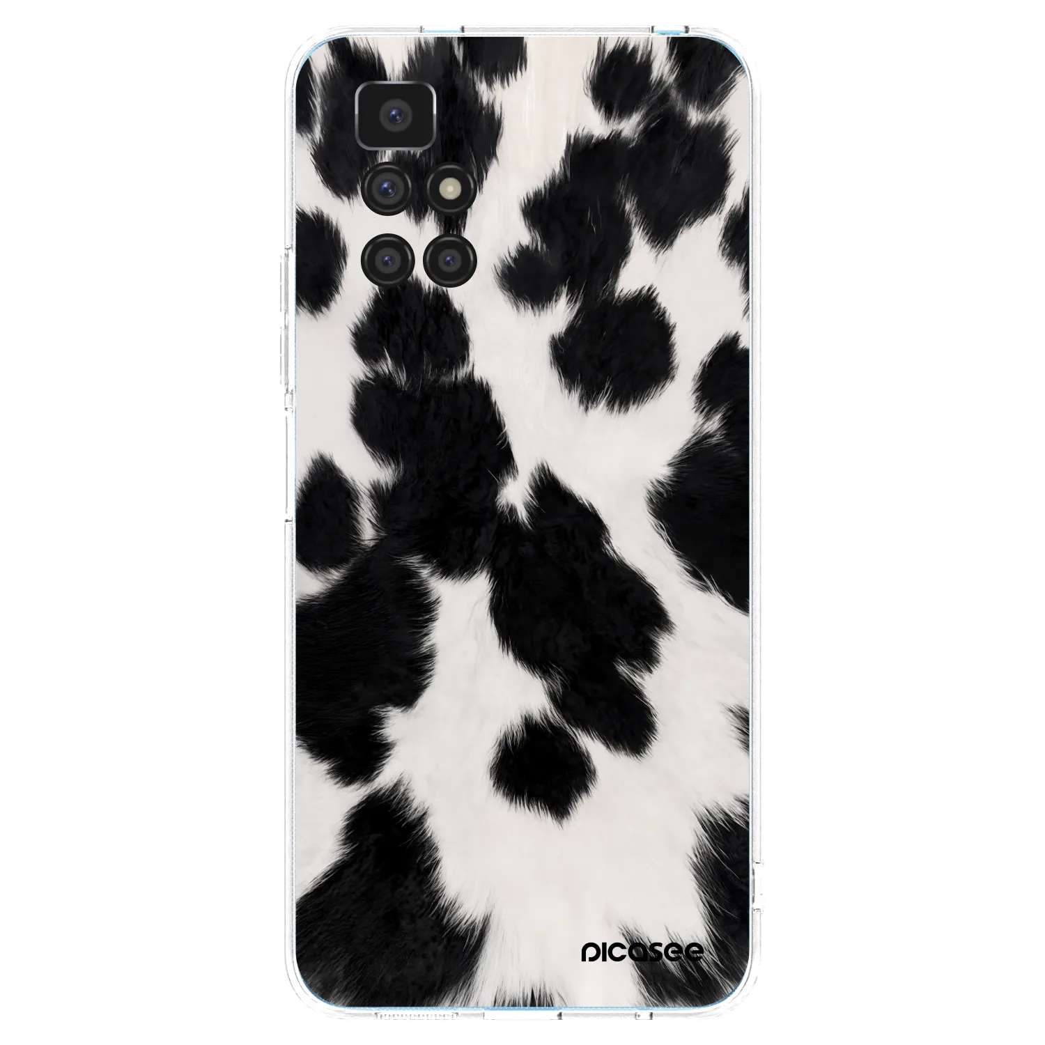 Picasee silikonski prozorni ovitek za Xiaomi Redmi 10 - Black Moo