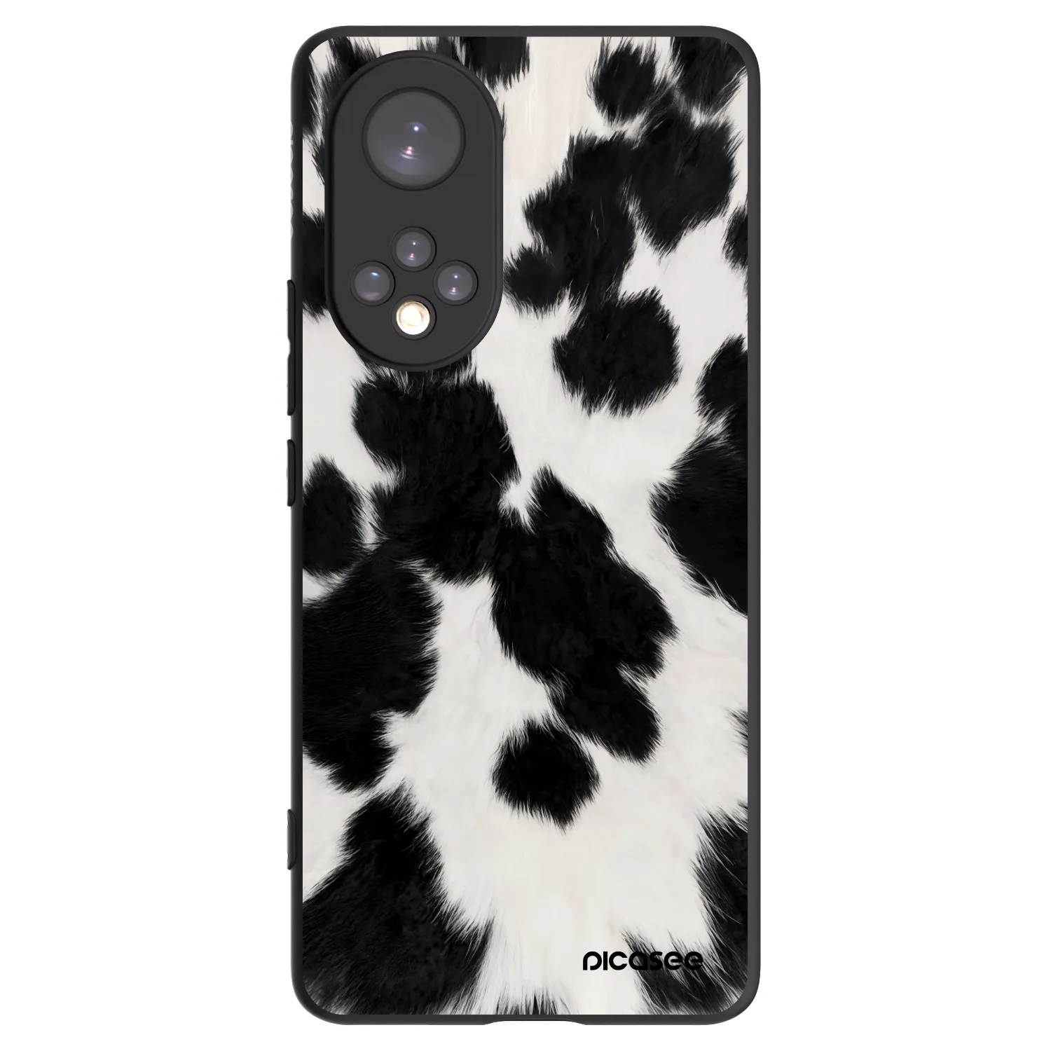 Picasee silikonski črni ovitek za Honor 50 5G - Black Moo