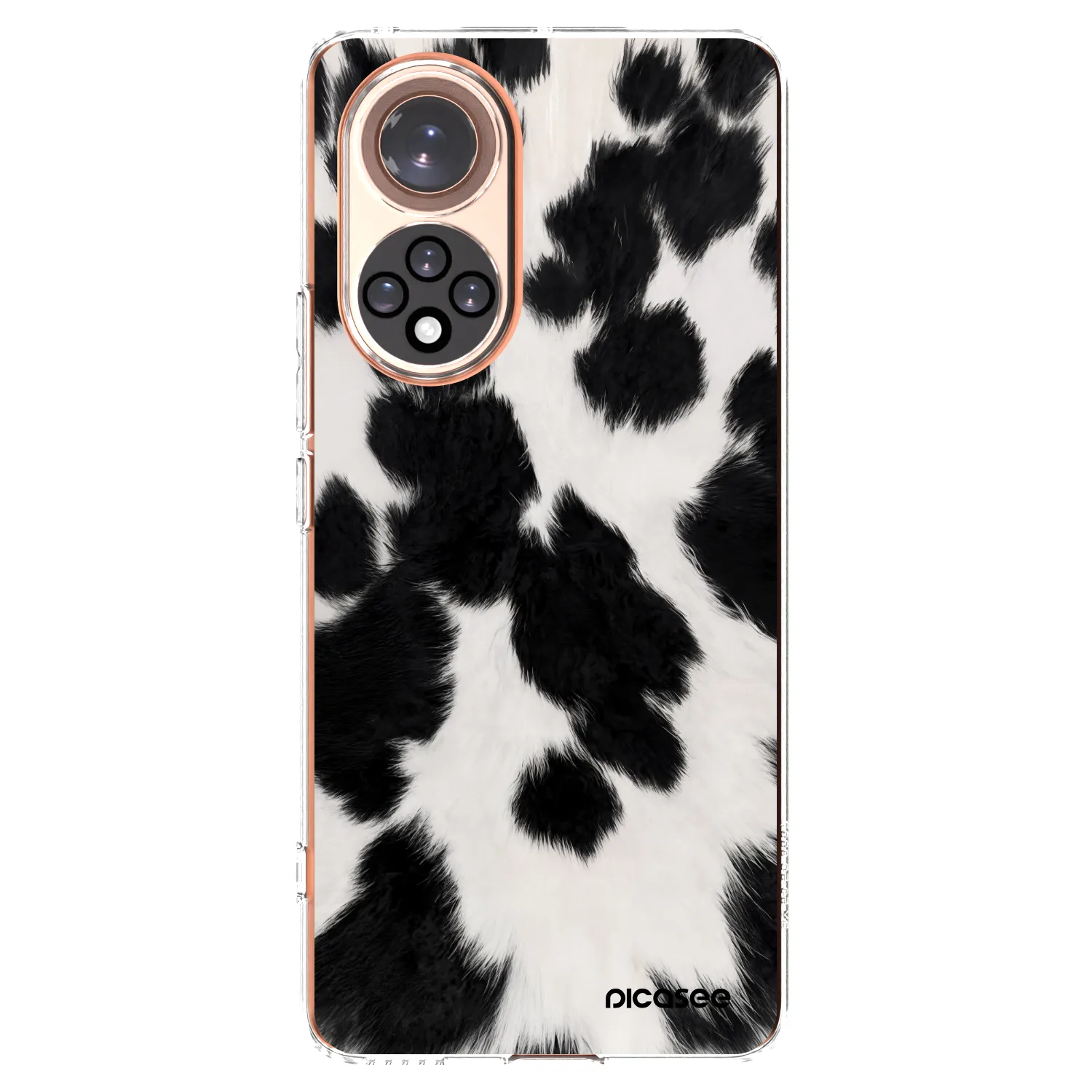 Picasee silikonski prozorni ovitek za Huawei Nova 9 - Black Moo