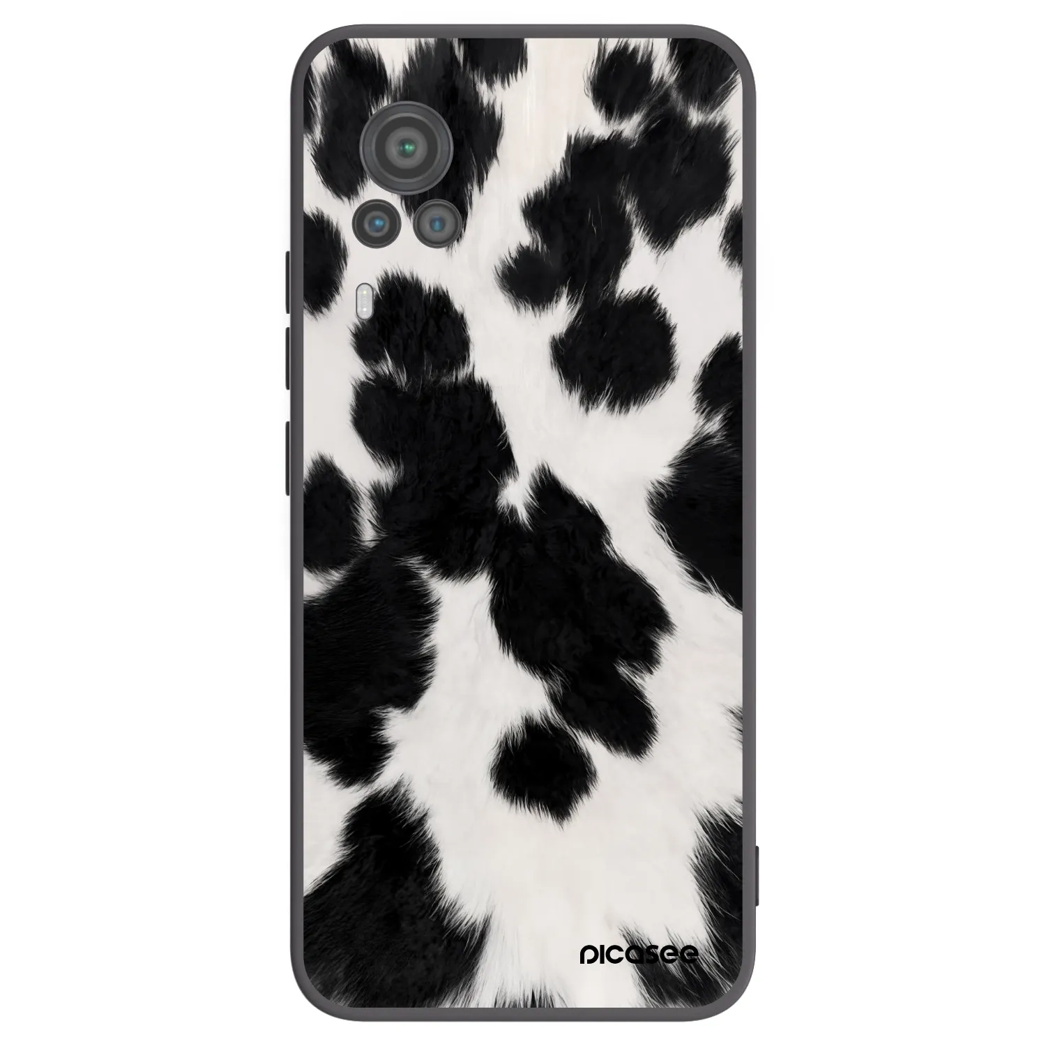 Picasee silikonski črni ovitek za Vivo X60 Pro 5G - Black Moo