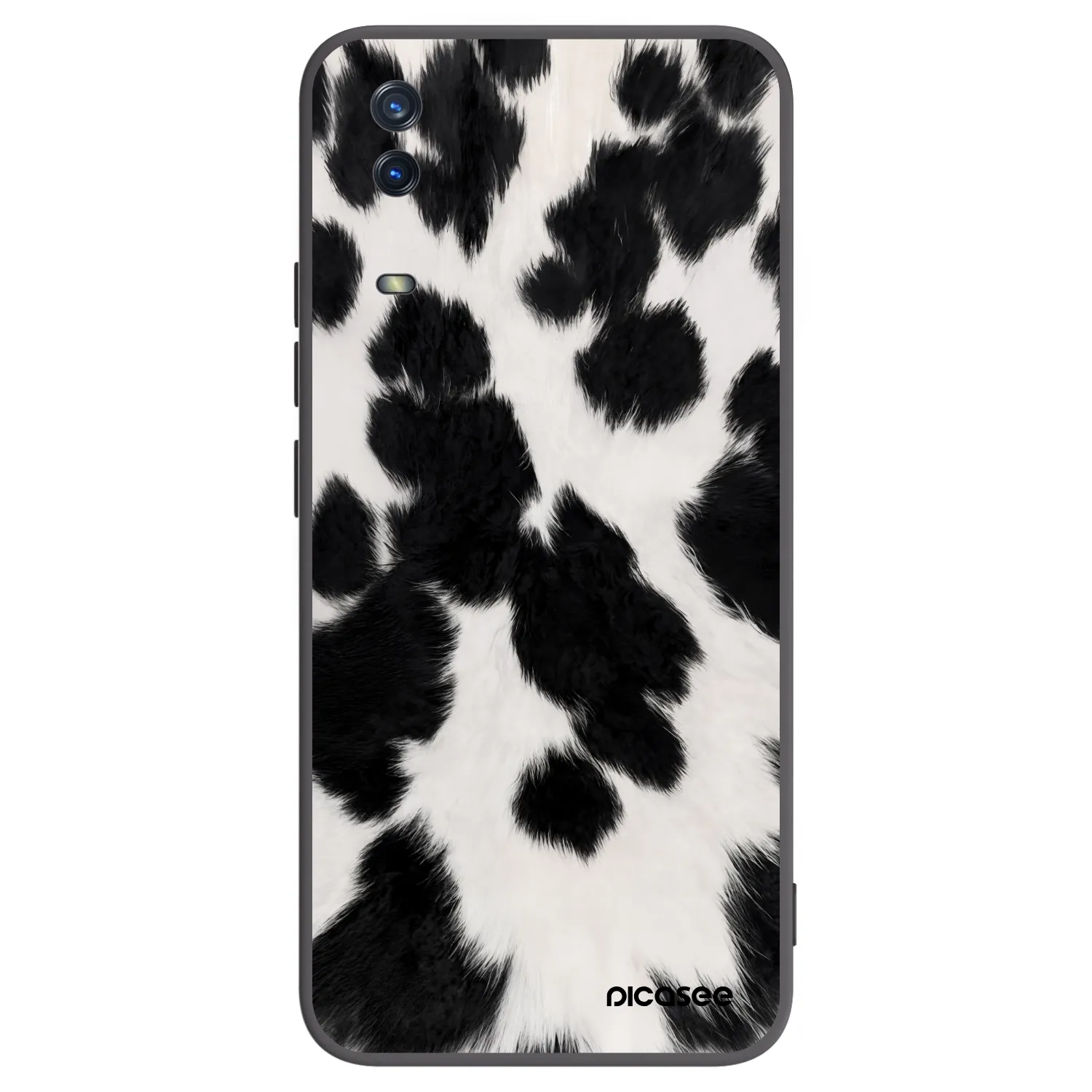Picasee silikonski črni ovitek za Vivo Y11s - Black Moo