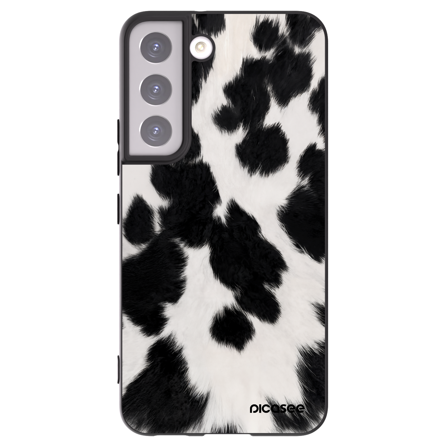 Picasee silikonski črni ovitek za Samsung Galaxy S22 5G - Black Moo