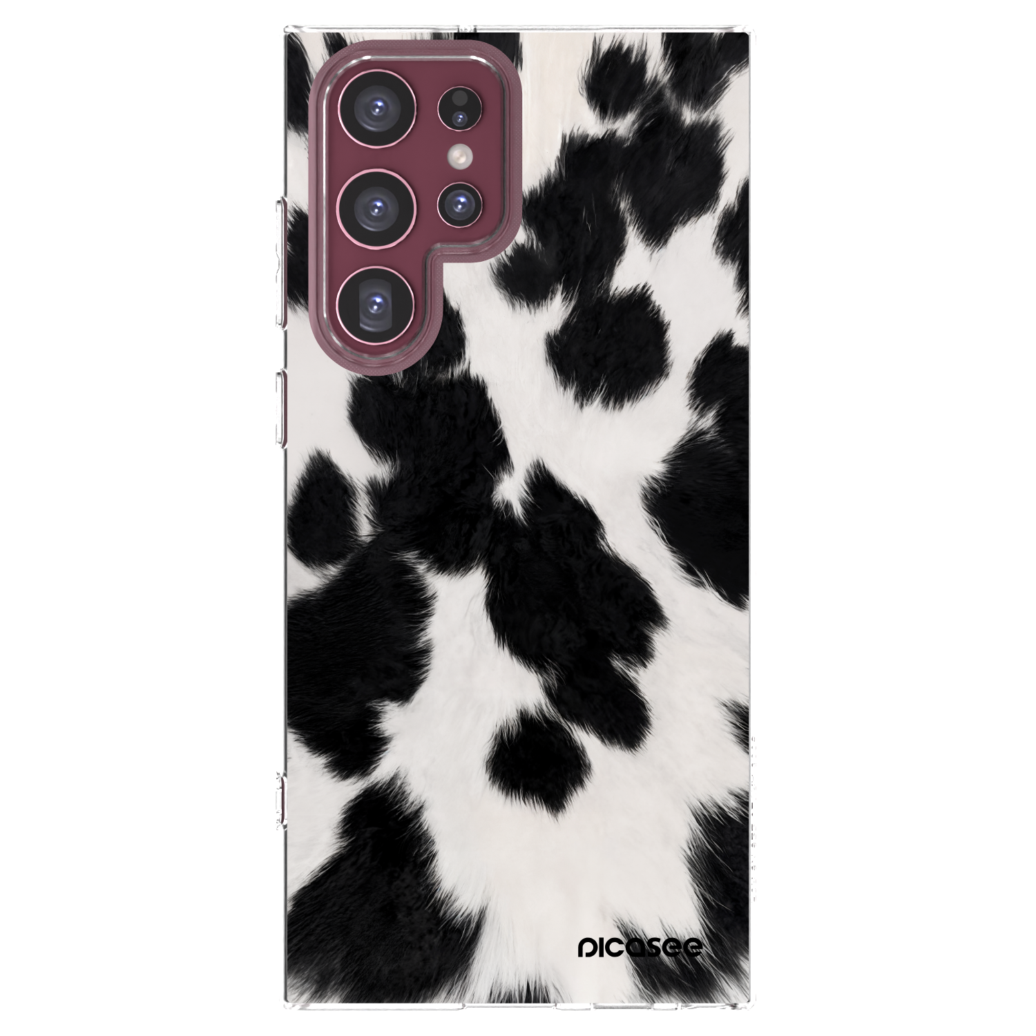 Picasee silikonski prozorni ovitek za Samsung Galaxy S22 Ultra 5G - Black Moo