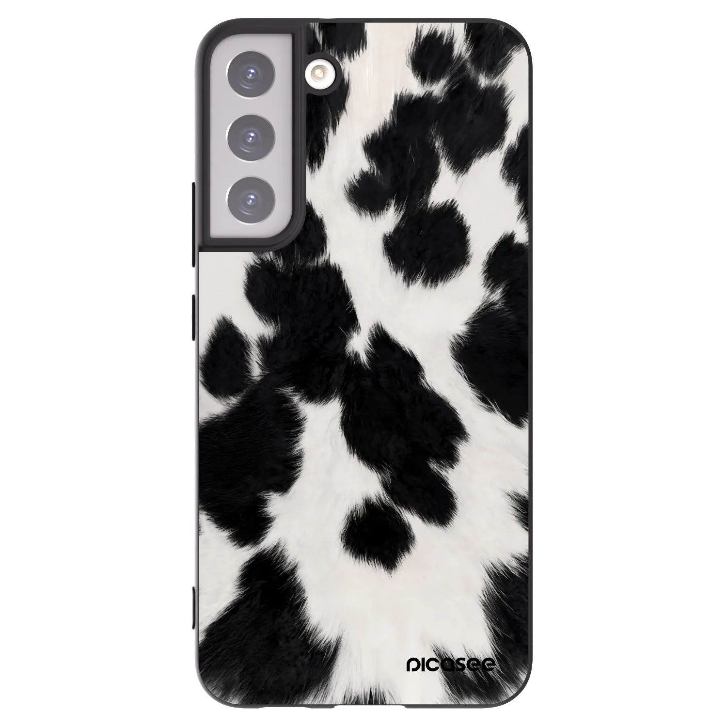 Picasee silikonski črni ovitek za Samsung Galaxy S22+ 5G - Black Moo