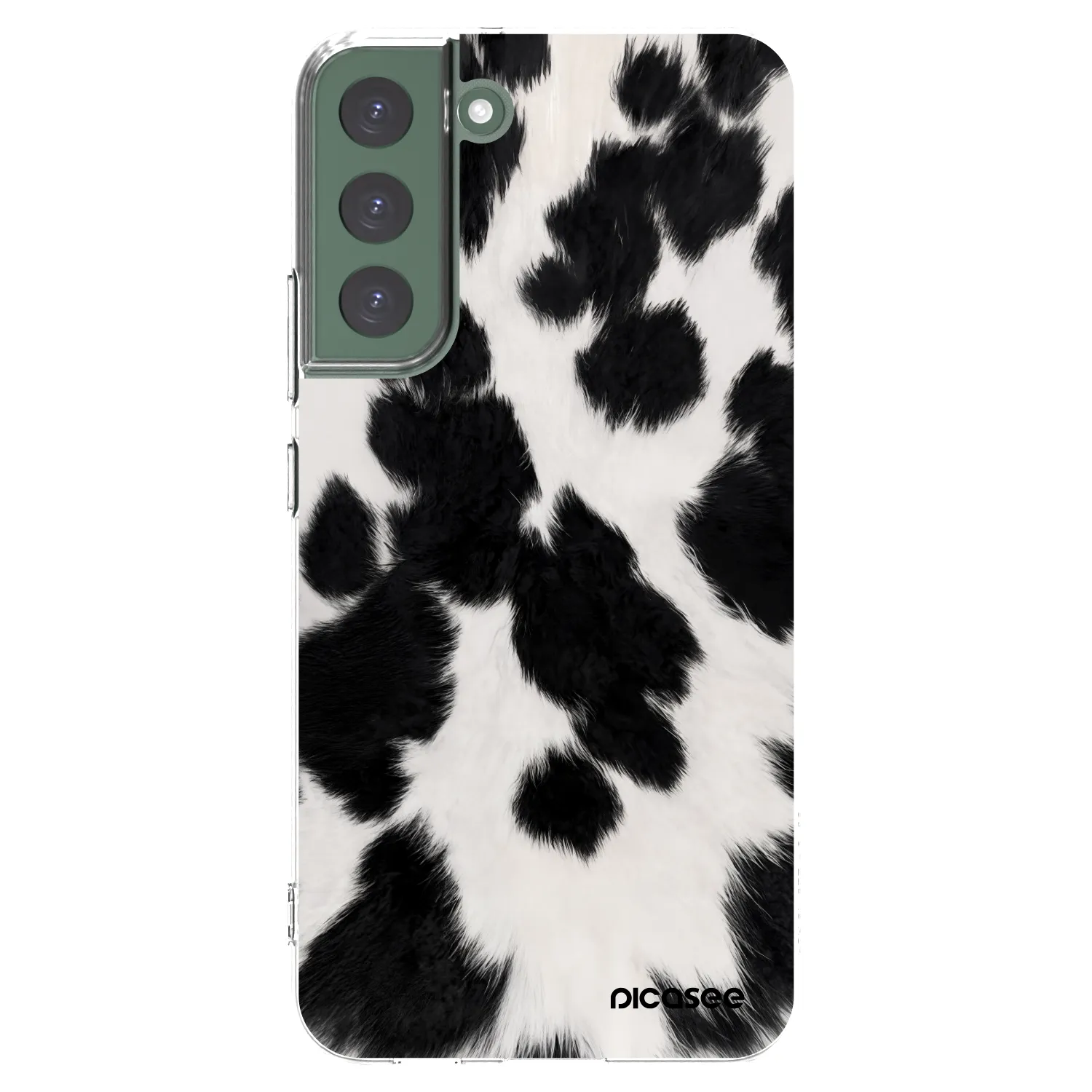 Picasee silikonski prozorni ovitek za Samsung Galaxy S22+ 5G - Black Moo