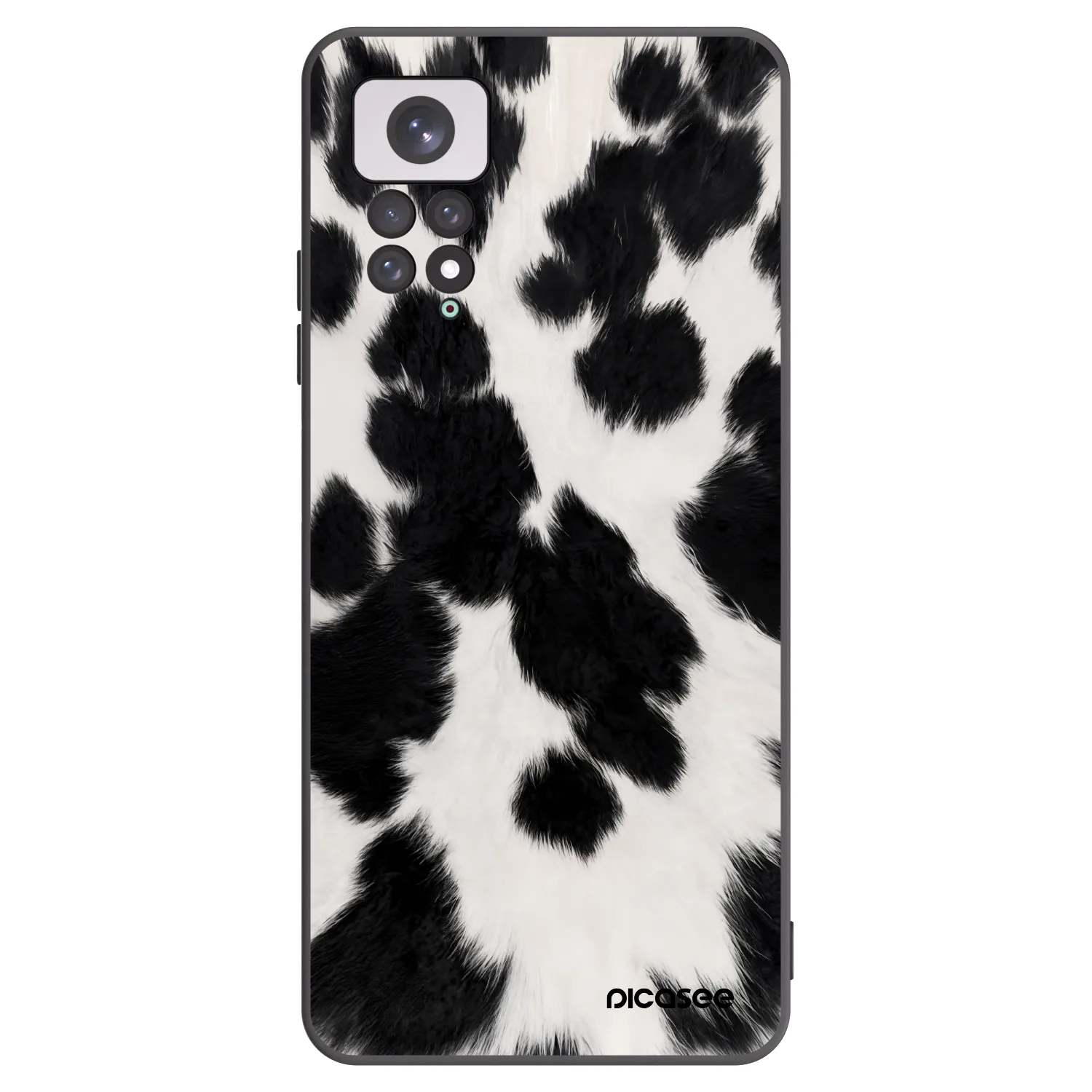 Picasee silikonski črni ovitek za Xiaomi Redmi Note 11 - Black Moo