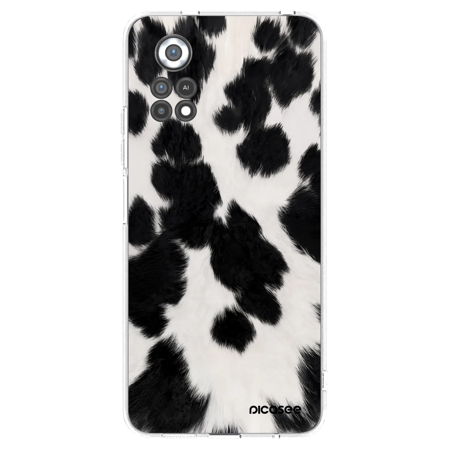 Picasee silikonski prozorni ovitek za Xiaomi Poco X4 Pro 5G - Black Moo