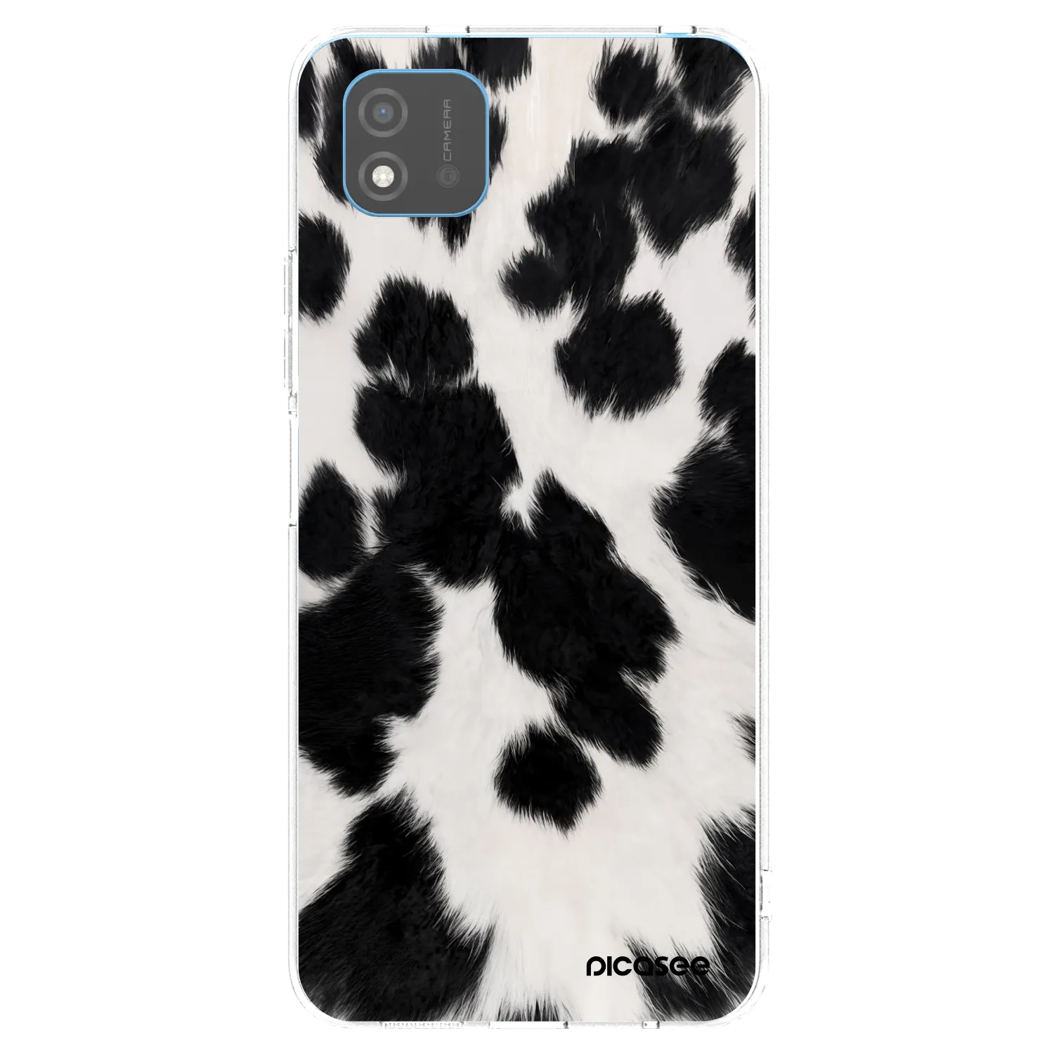 Picasee silikonski prozorni ovitek za Realme C11 (2021) - Black Moo