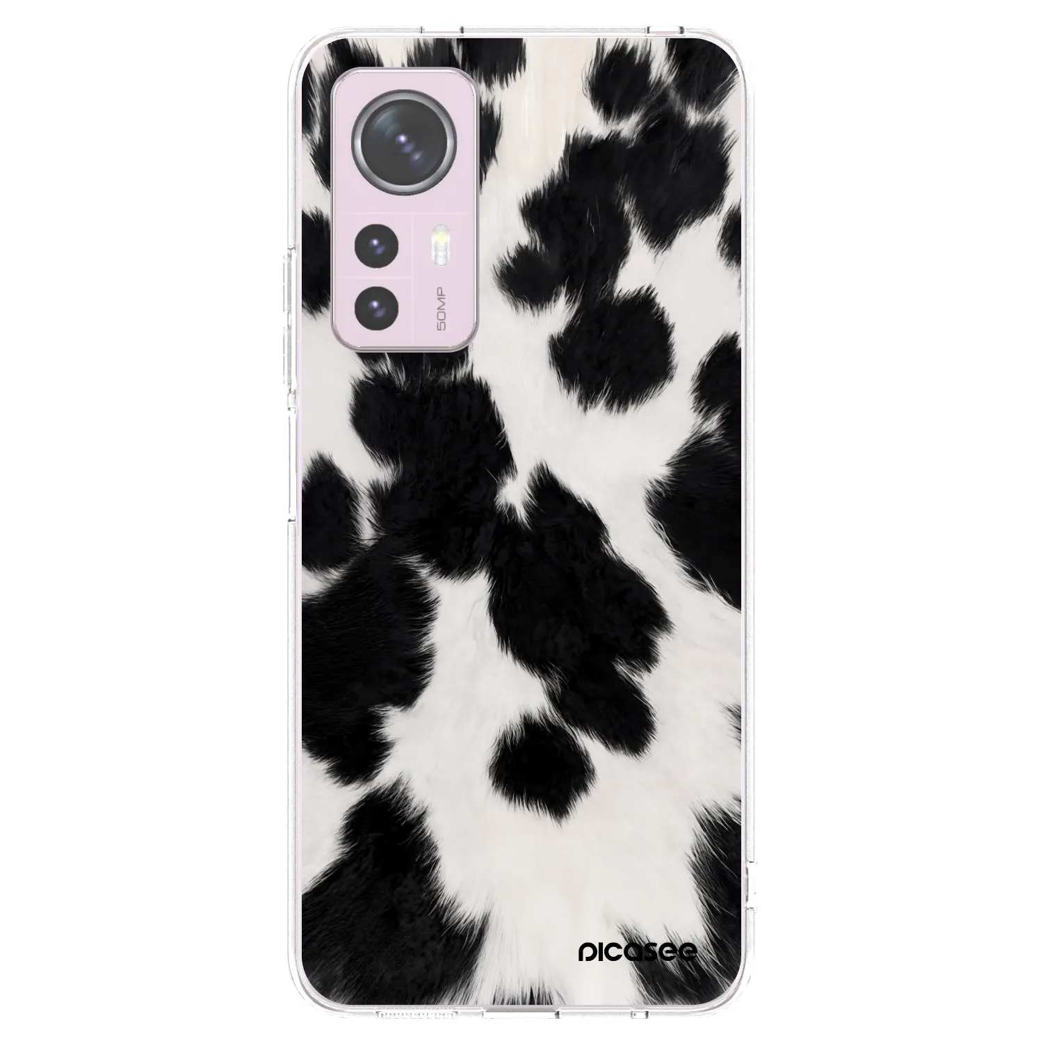 Picasee silikonski prozorni ovitek za Xiaomi 12 - Black Moo