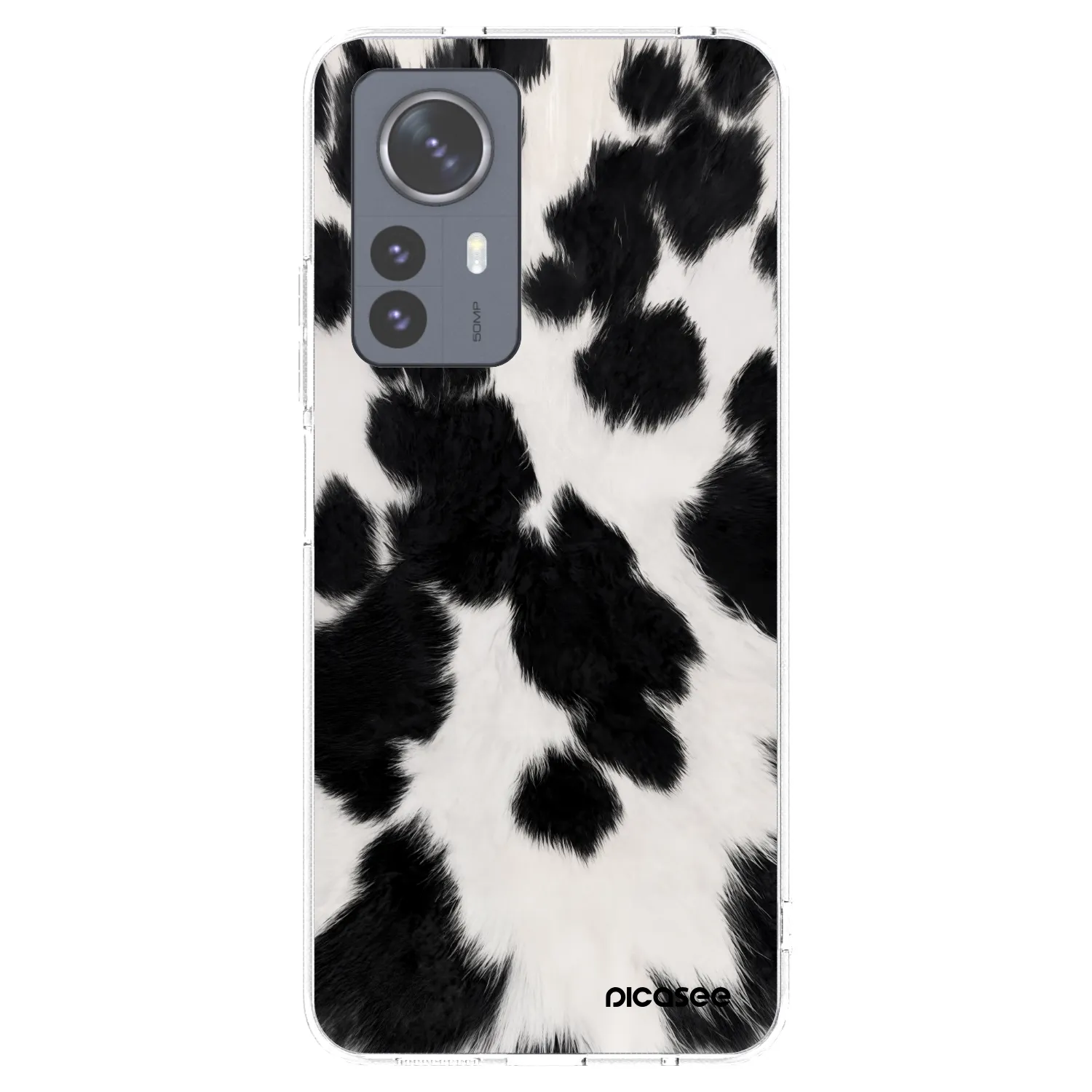 Picasee silikonski prozorni ovitek za Xiaomi 12 Pro - Black Moo