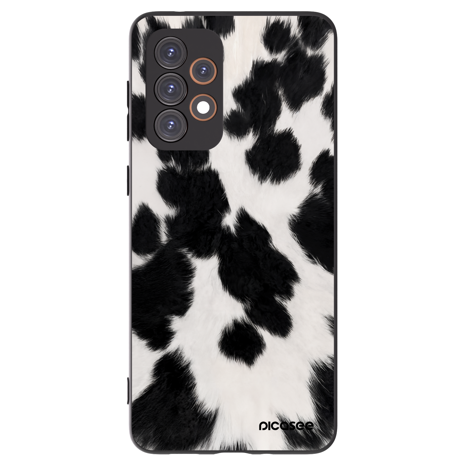 Picasee silikonski črni ovitek za Samsung Galaxy A33 5G A336 - Black Moo