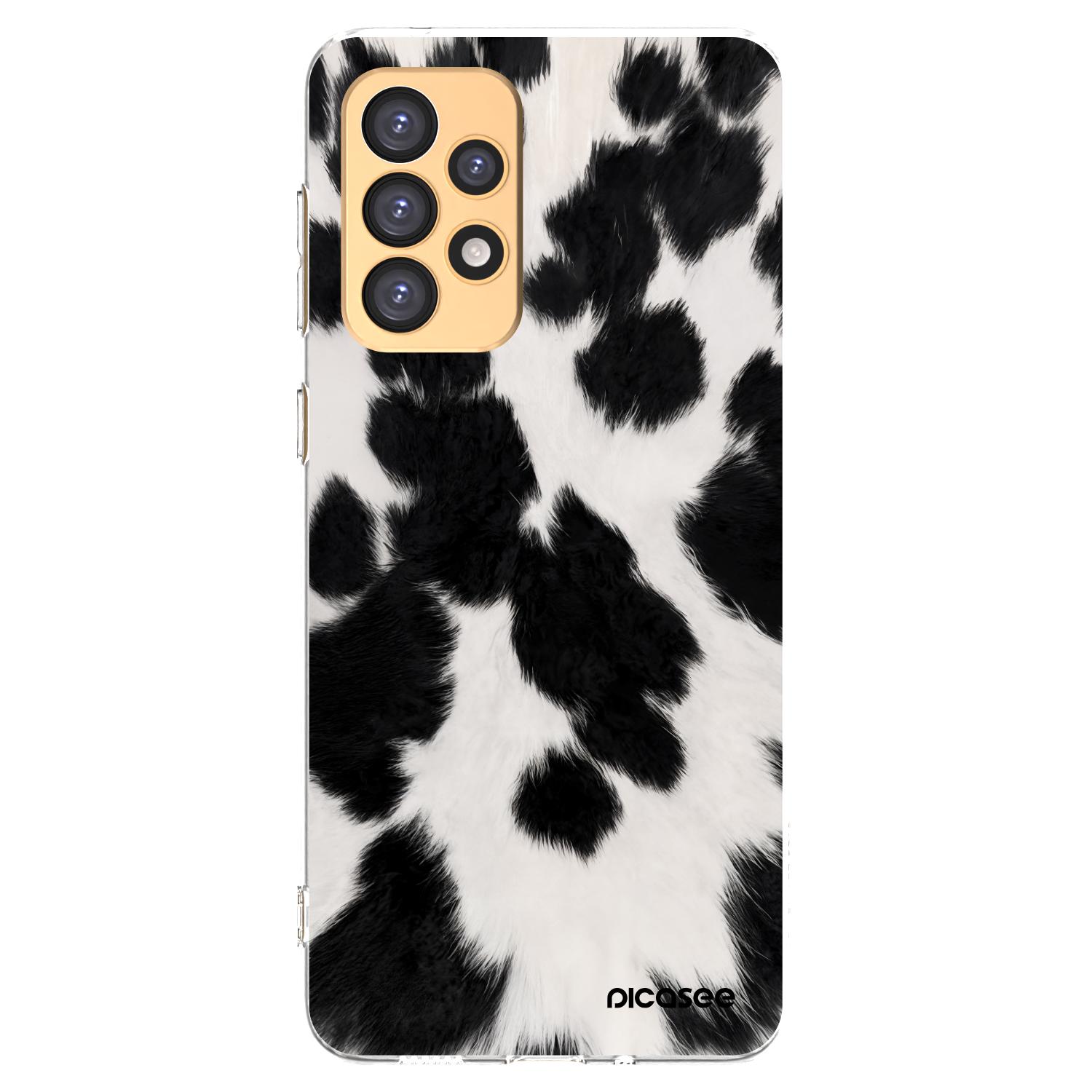 Picasee silikonski prozorni ovitek za Samsung Galaxy A33 5G A336 - Black Moo