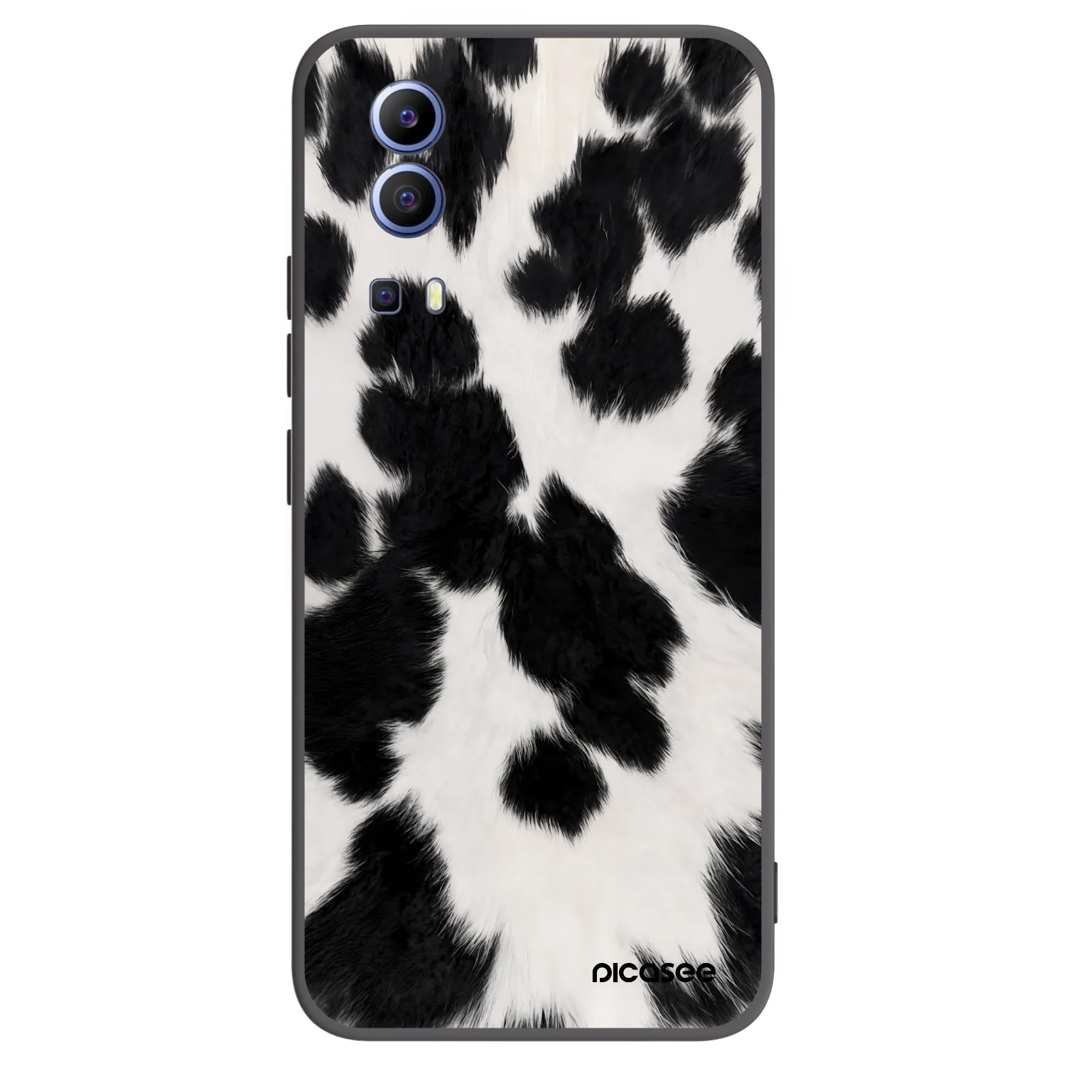 Picasee silikonski črni ovitek za Vivo Y52 5G - Black Moo