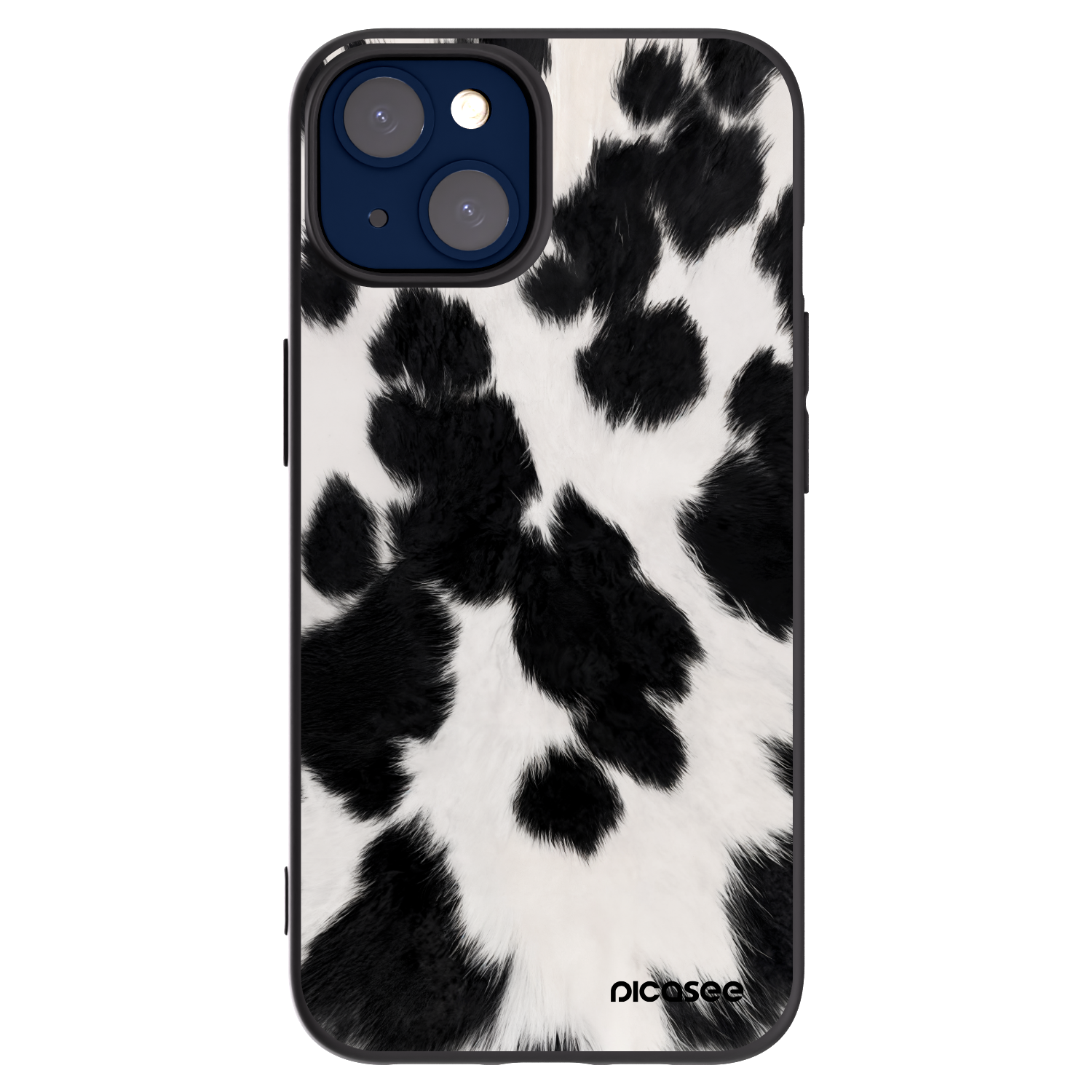 Picasee silikonski črni ovitek za Apple iPhone 14 - Black Moo