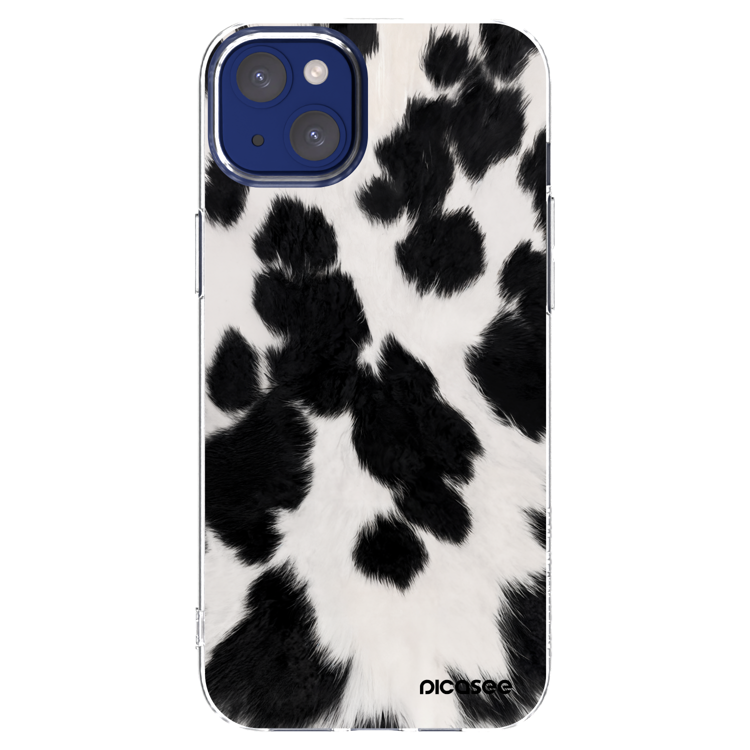 Picasee silikonski prozorni ovitek za Apple iPhone 14 Plus - Black Moo