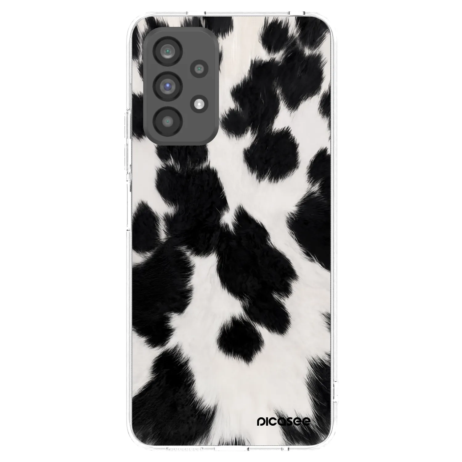 Picasee silikonski prozorni ovitek za Samsung Galaxy A73 5G - Black Moo
