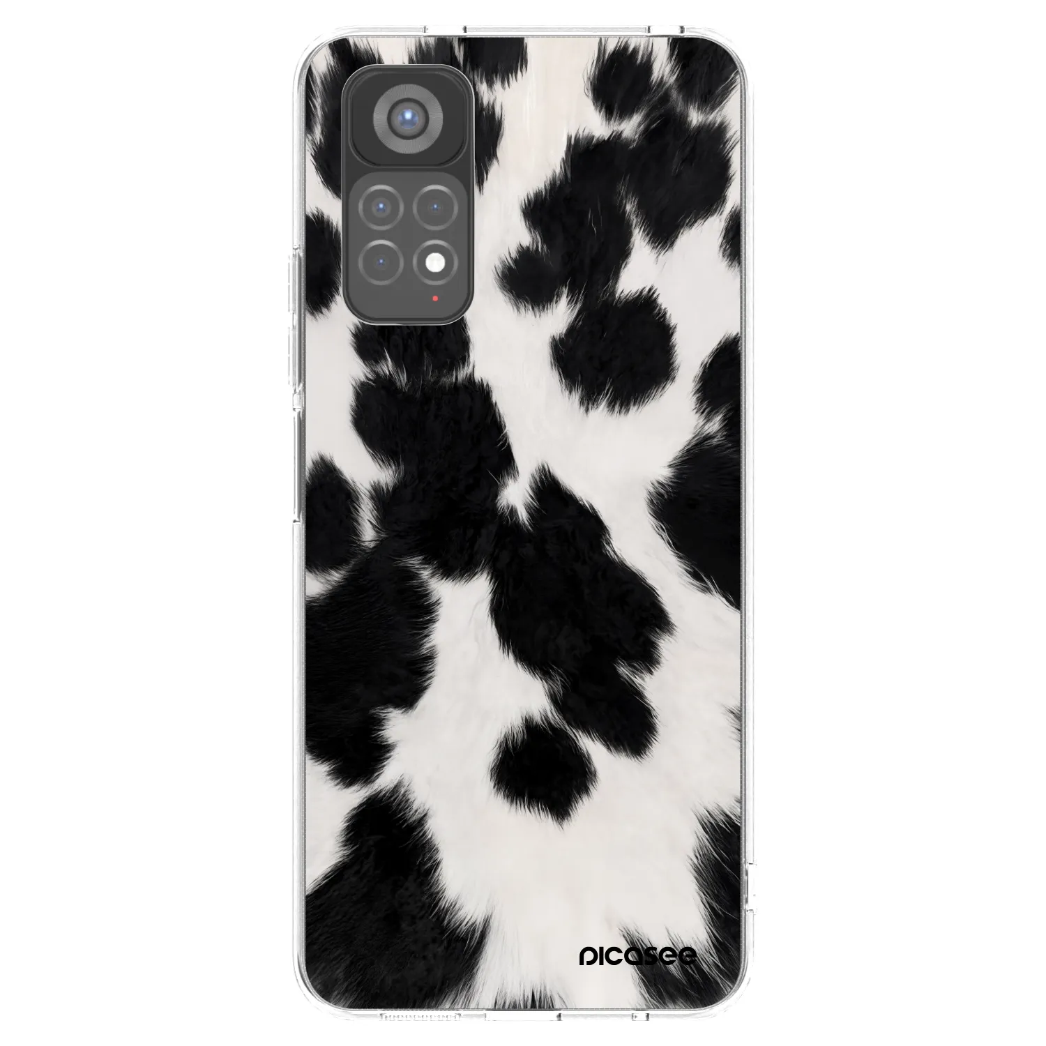 Picasee silikonski prozorni ovitek za Xiaomi Redmi Note 11S 5G - Black Moo