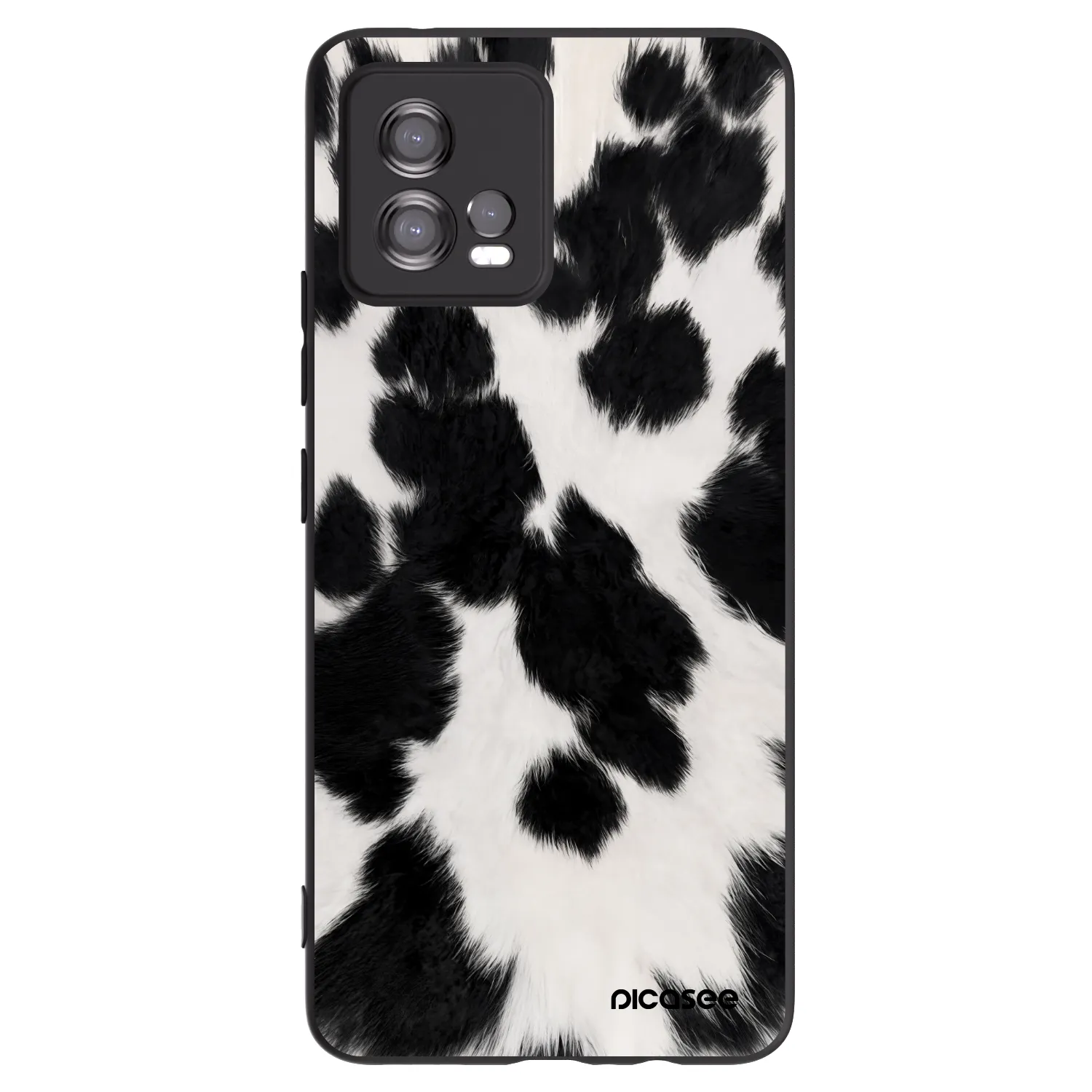 Picasee silikonski črni ovitek za Motorola Moto G72 - Black Moo