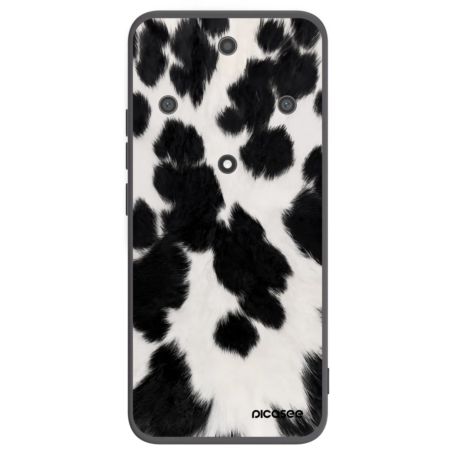 Picasee silikonski črni ovitek za Honor Magic5 Lite 5G - Black Moo