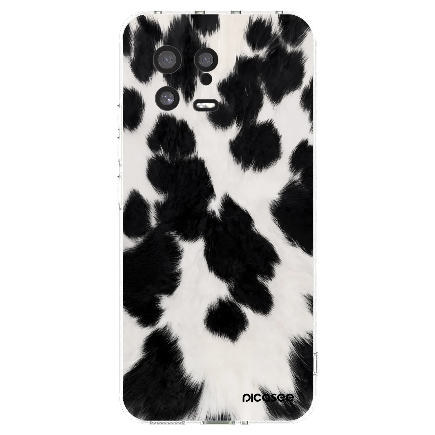 Picasee silikonski prozorni ovitek za Xiaomi 13 - Black Moo