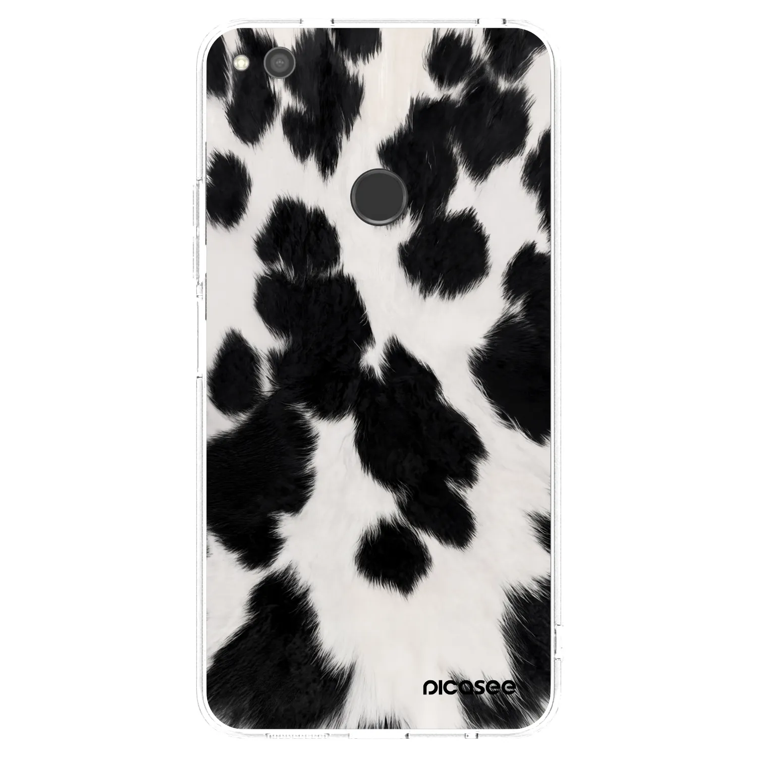 Picasee silikonski prozorni ovitek za Huawei P9 Lite 2017 - Black Moo