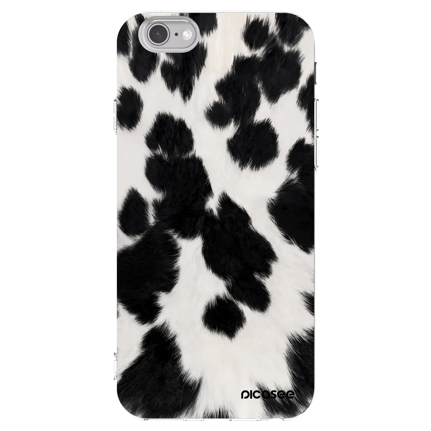 Picasee silikonski prozorni ovitek za Apple iPhone 6/6S - Black Moo