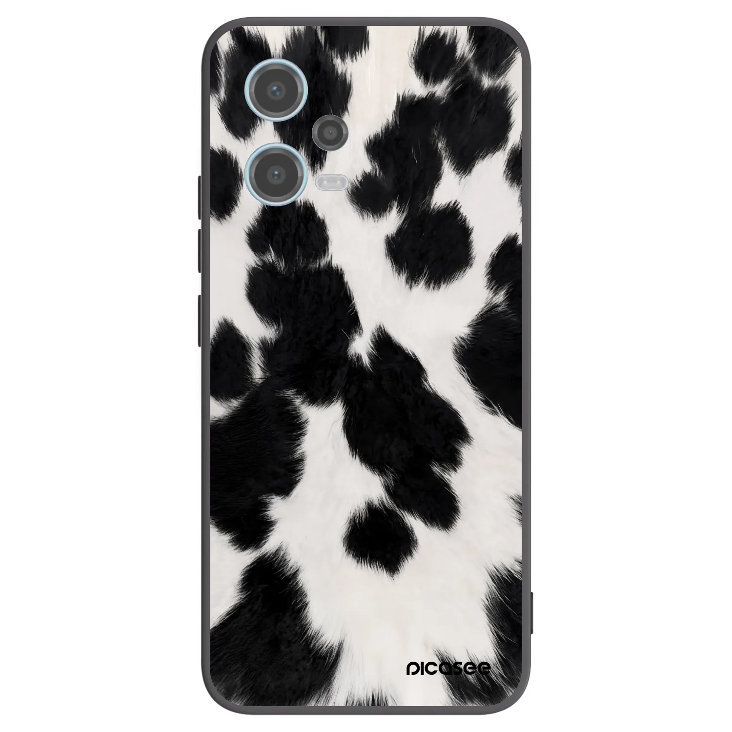 Picasee silikonski črni ovitek za Xiaomi Redmi Note 12 5G - Black Moo
