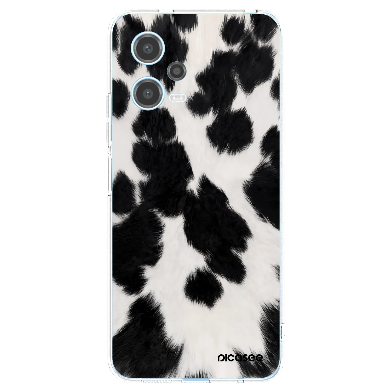 Picasee silikonski prozorni ovitek za Xiaomi Redmi Note 12 5G - Black Moo