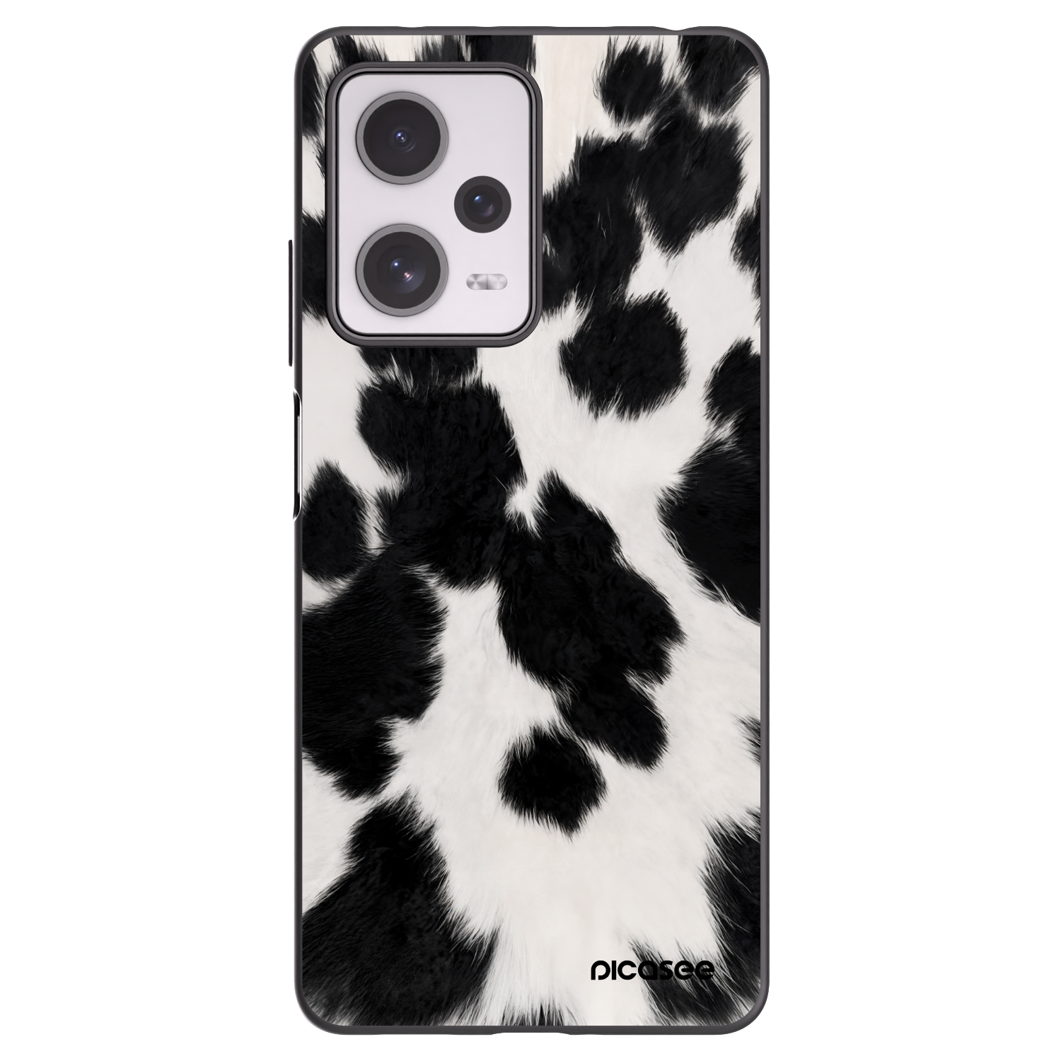 Picasee silikonski črni ovitek za Xiaomi Redmi Note 12 Pro+ 5G - Black Moo