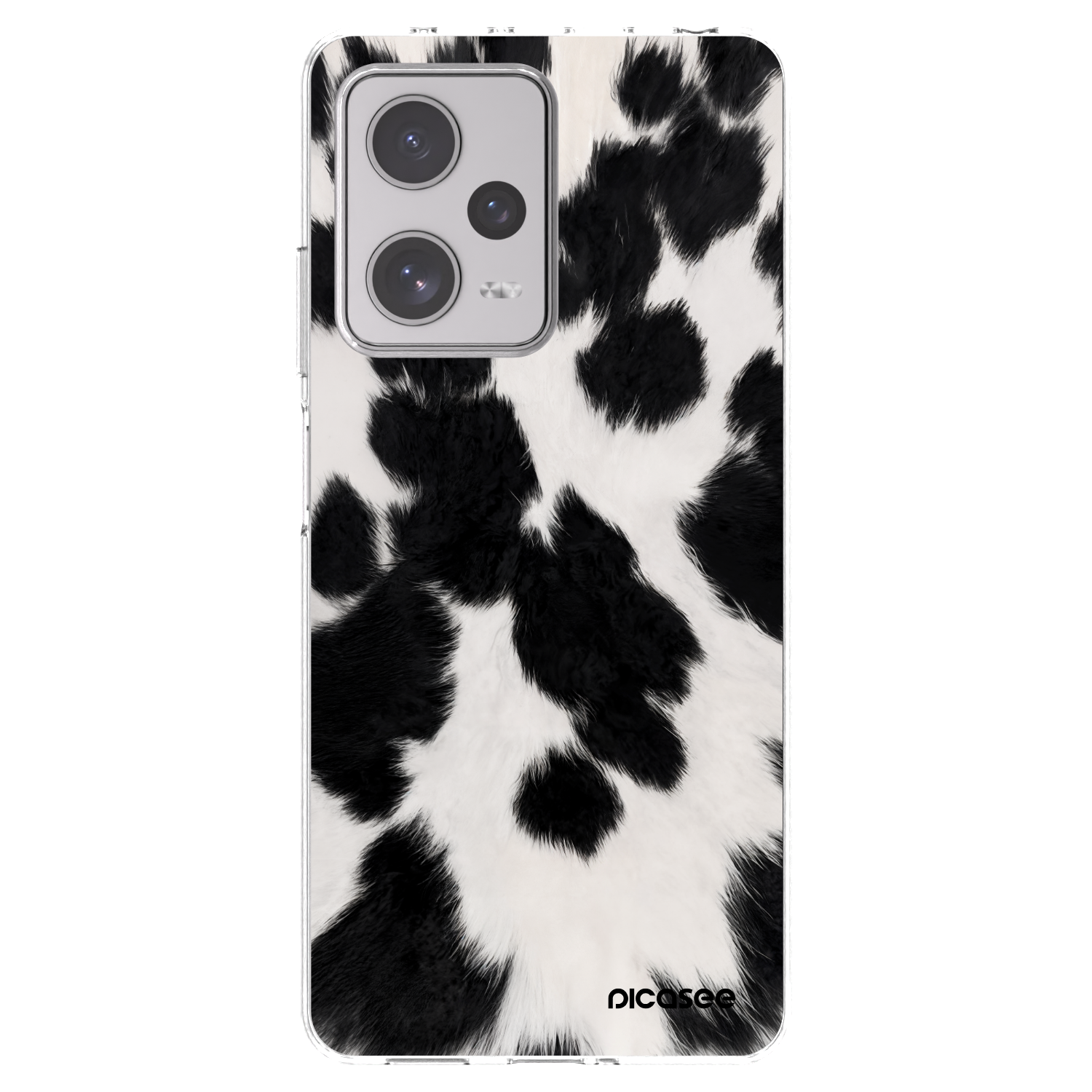 Picasee silikonski prozorni ovitek za Xiaomi Redmi Note 12 Pro+ 5G - Black Moo