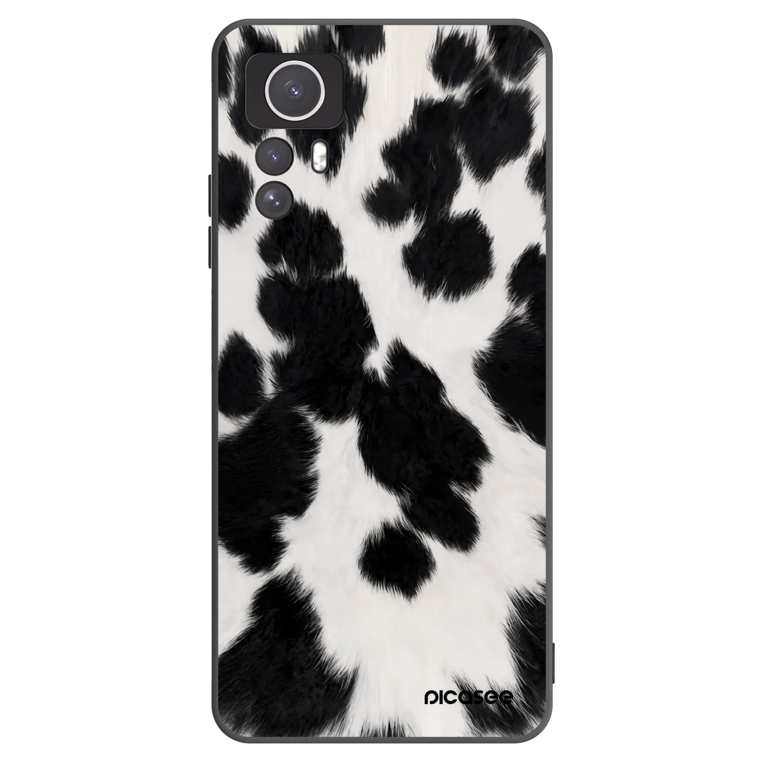 Picasee silikonski črni ovitek za Xiaomi Redmi Note 12S - Black Moo