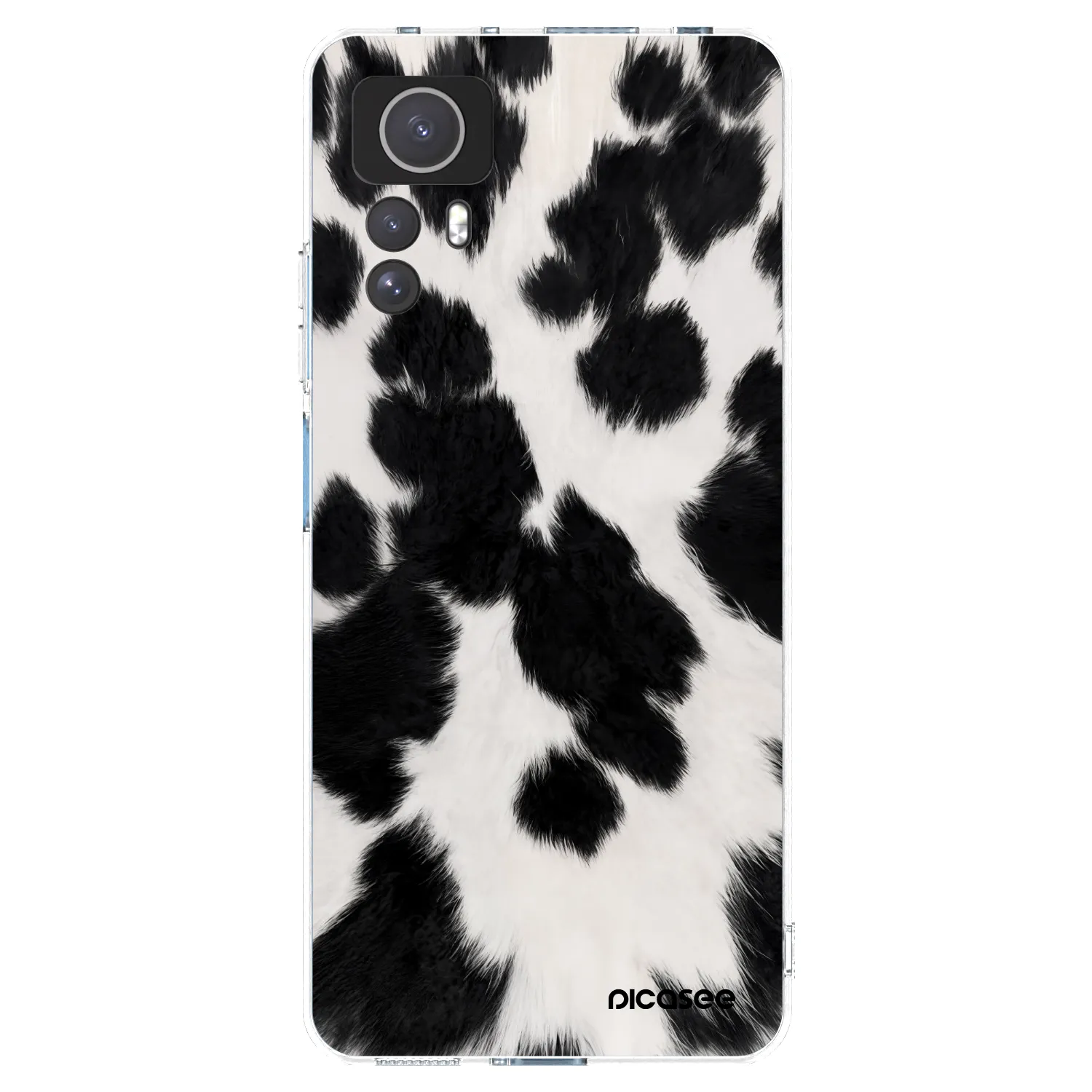 Picasee silikonski prozorni ovitek za Xiaomi Redmi Note 12S - Black Moo