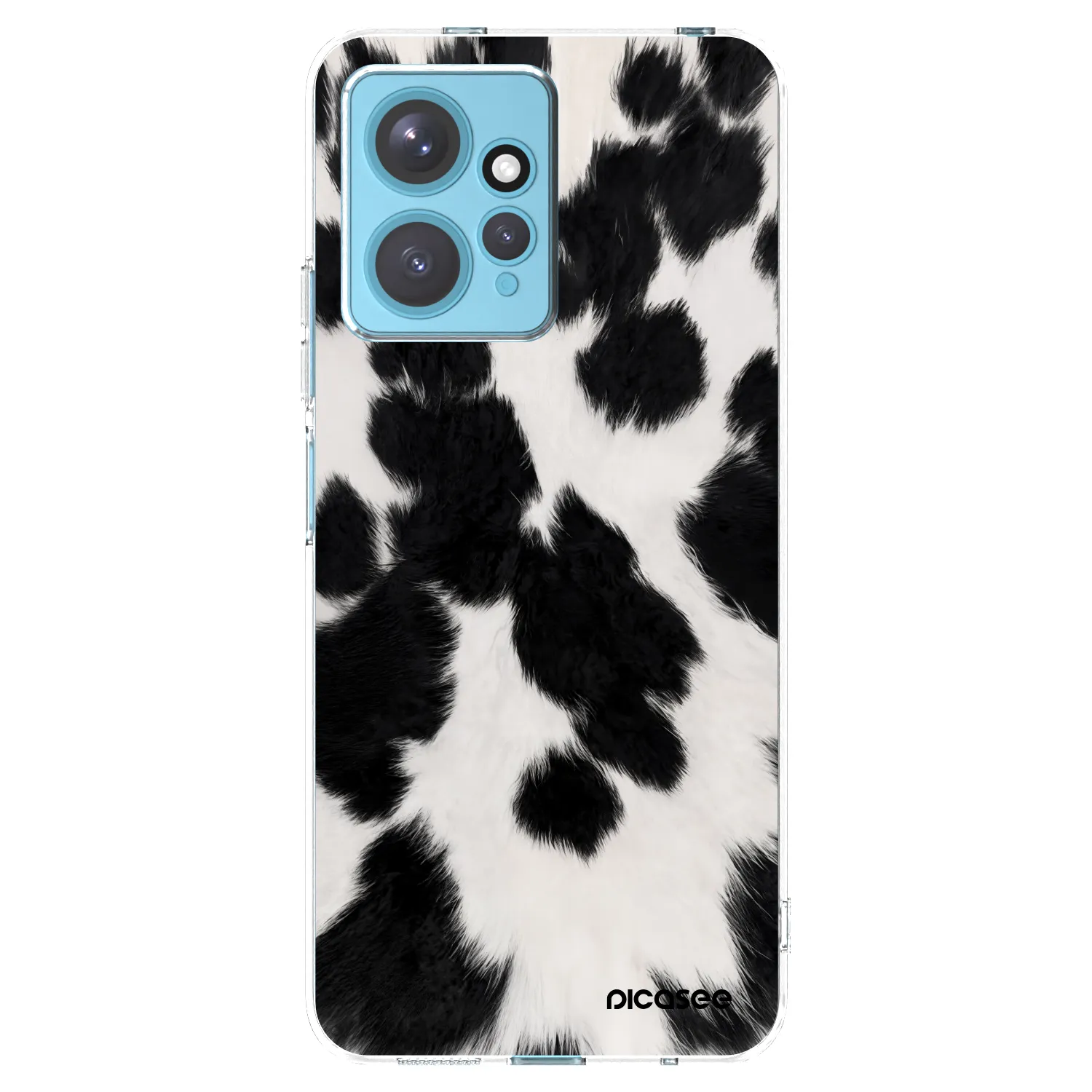 Picasee silikonski prozorni ovitek za Xiaomi Redmi Note 12 4G - Black Moo