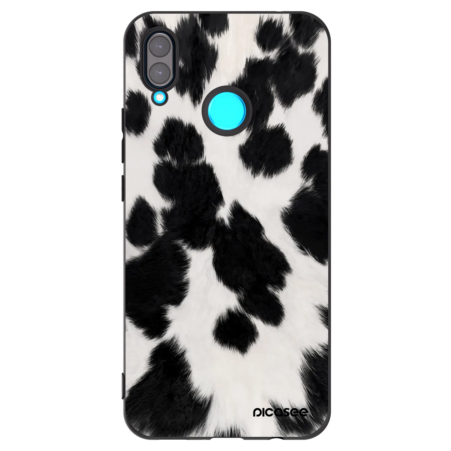 Picasee silikonski črni ovitek za Huawei Nova 3 - Black Moo