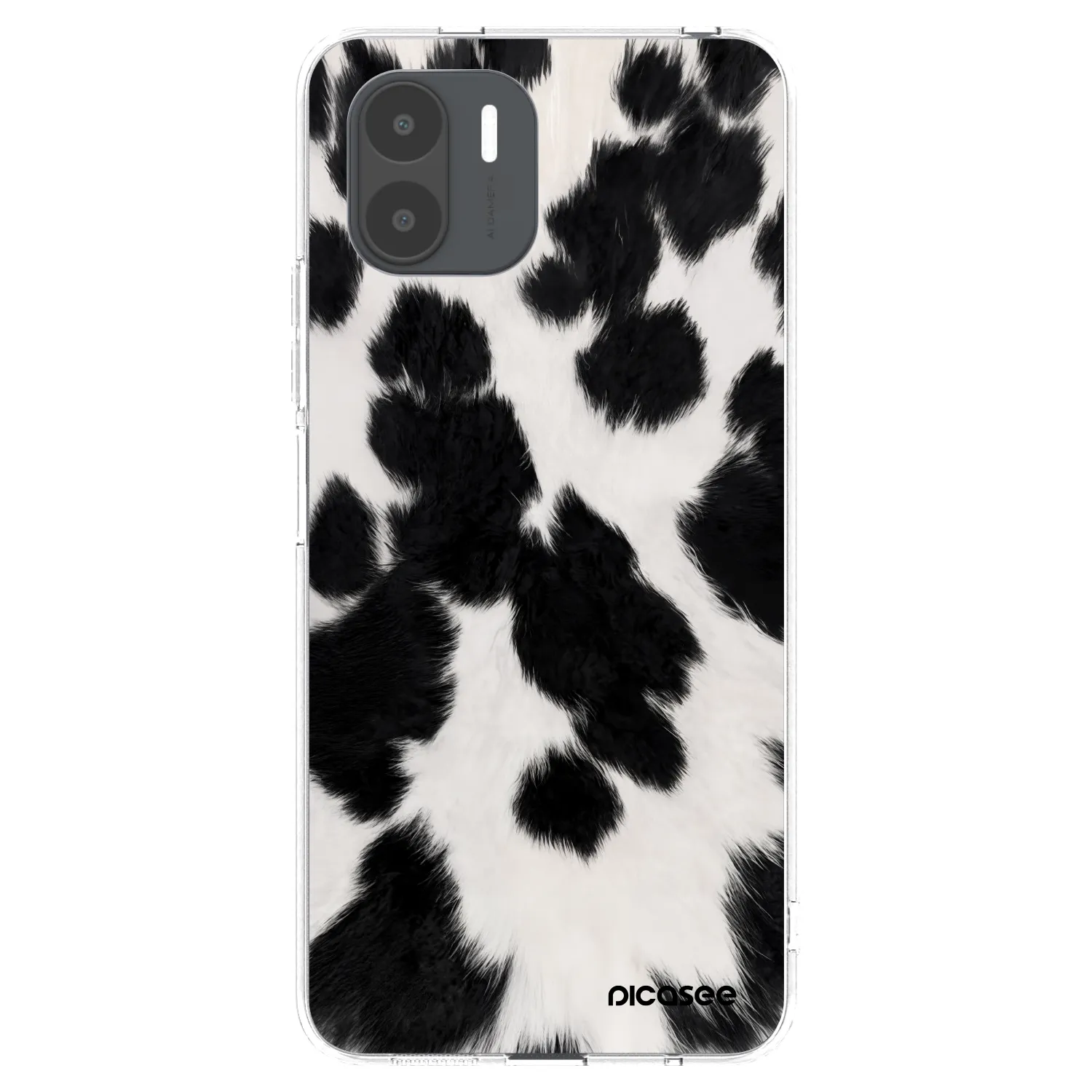 Picasee silikonski prozorni ovitek za Xiaomi Redmi A2 - Black Moo