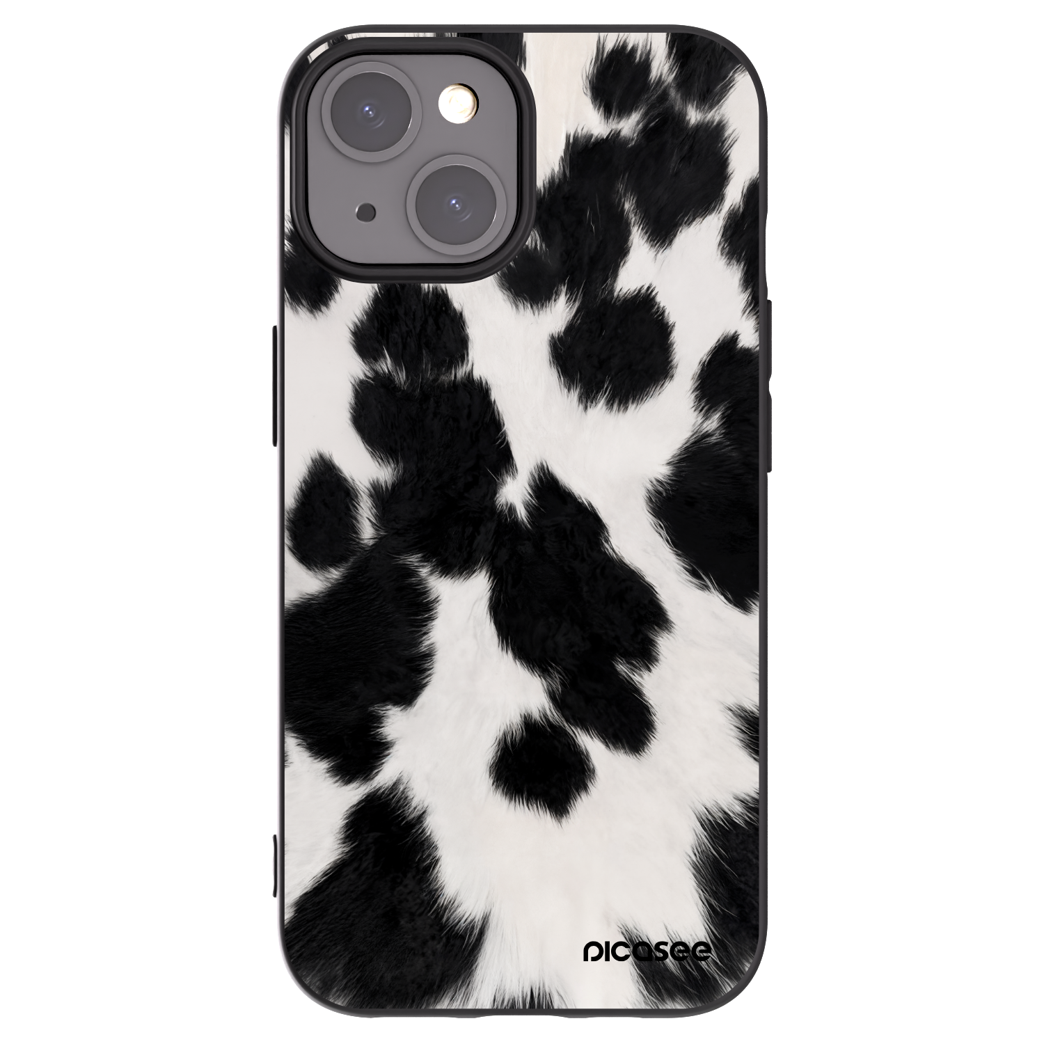 Picasee silikonski črni ovitek za Apple iPhone 15 - Black Moo