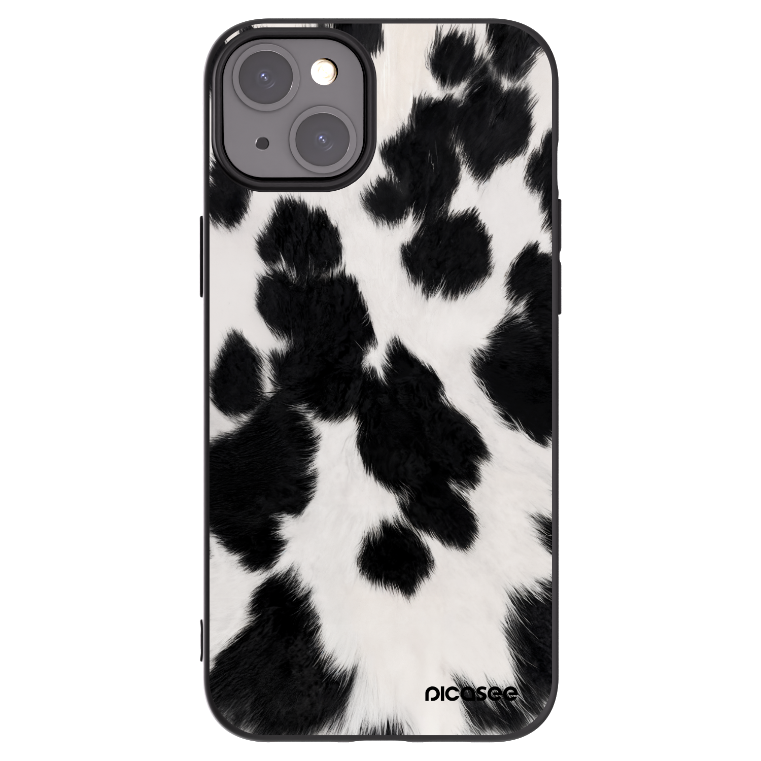 Picasee silikonski črni ovitek za Apple iPhone 15 Plus - Black Moo