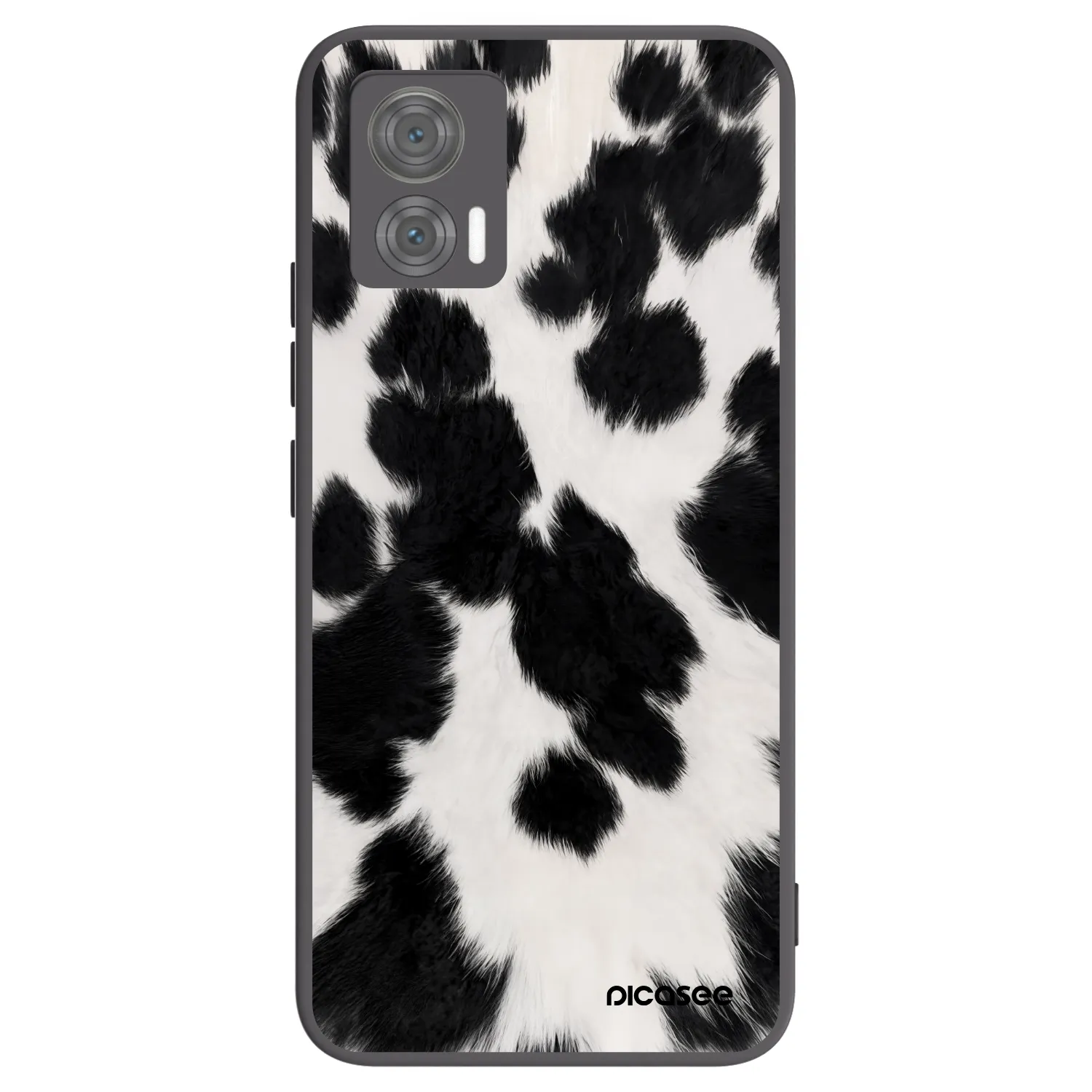 Picasee silikonski črni ovitek za Motorola Edge 30 Neo - Black Moo