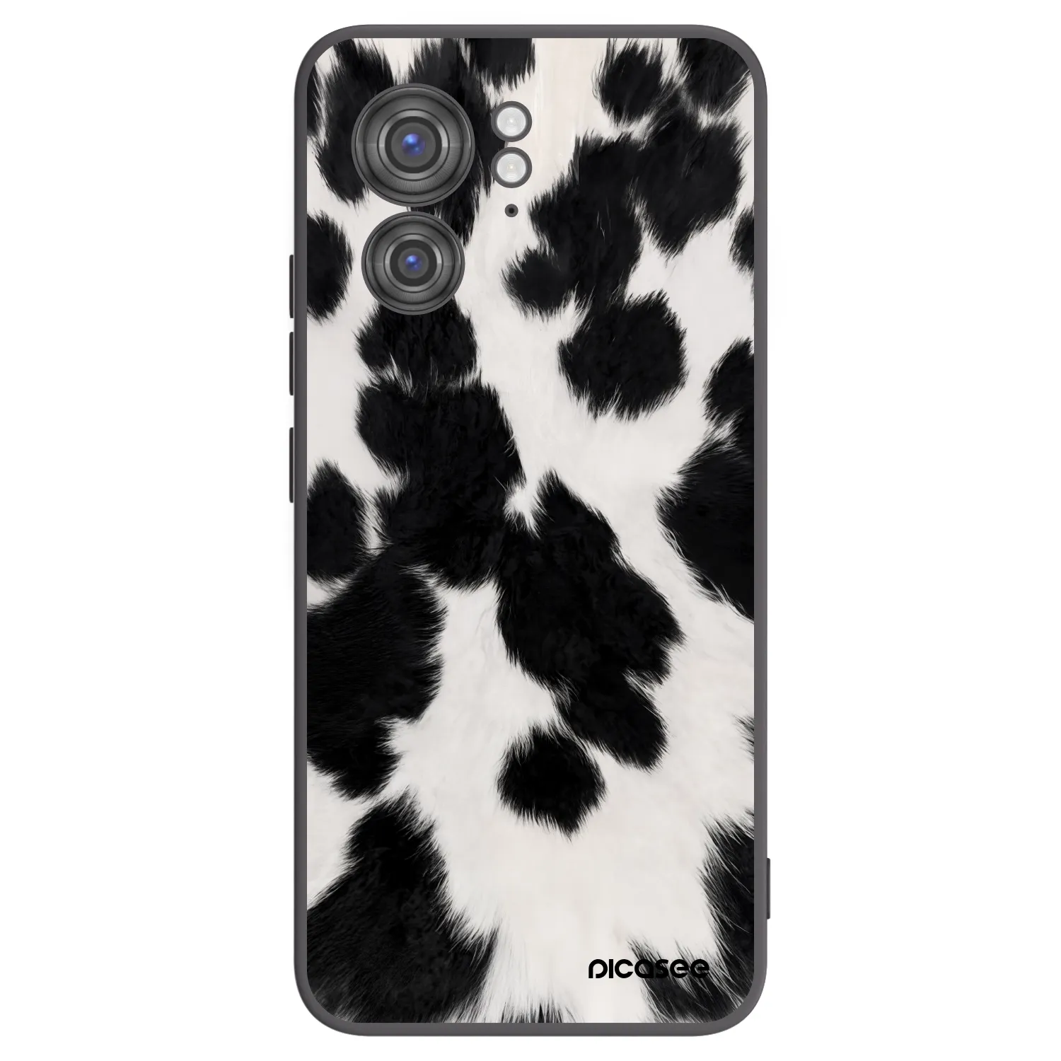 Picasee silikonski črni ovitek za Motorola Edge 40 - Black Moo