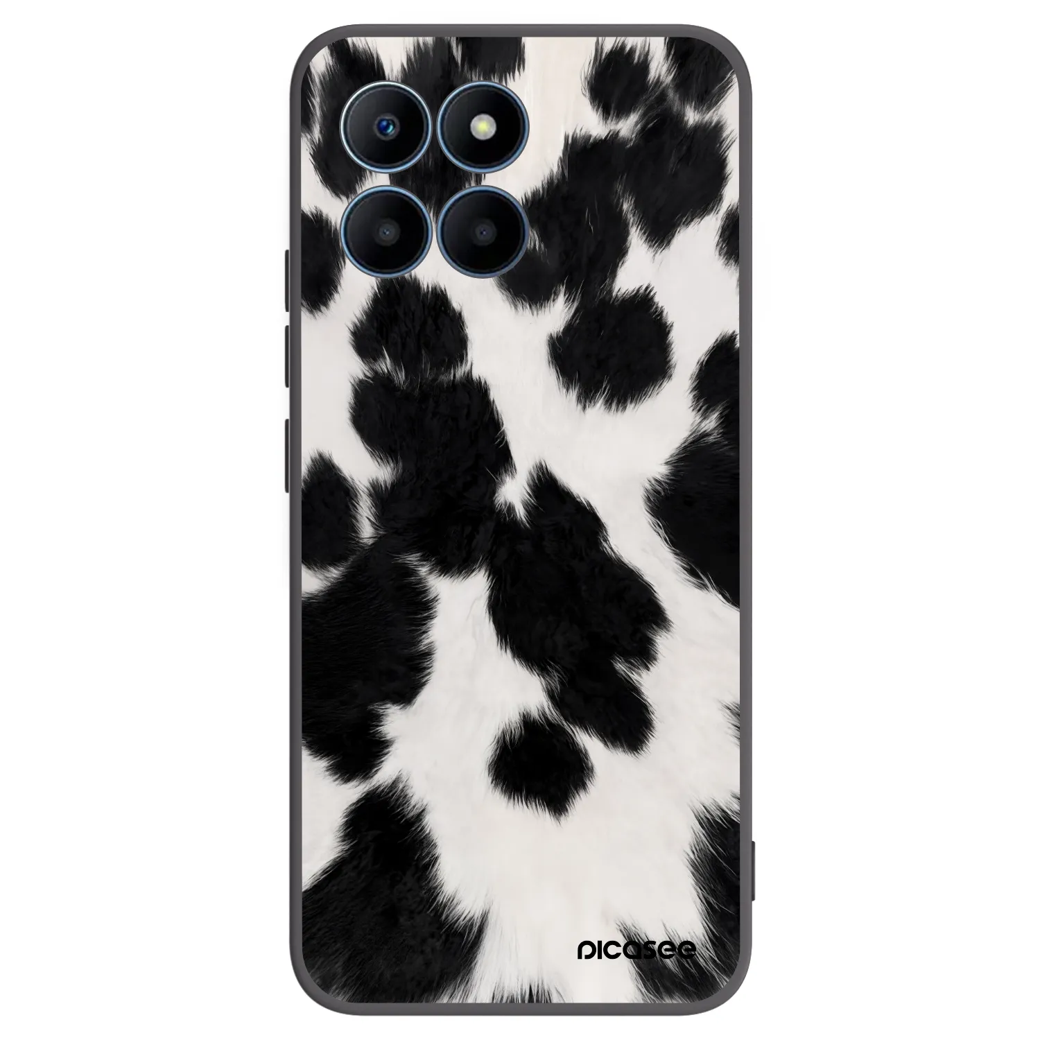 Picasee silikonski črni ovitek za Honor 70 Lite - Black Moo