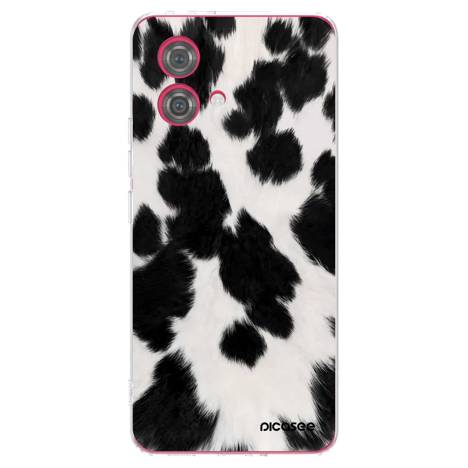 Picasee silikonski prozorni ovitek za Motorola Moto G84 5G - Black Moo