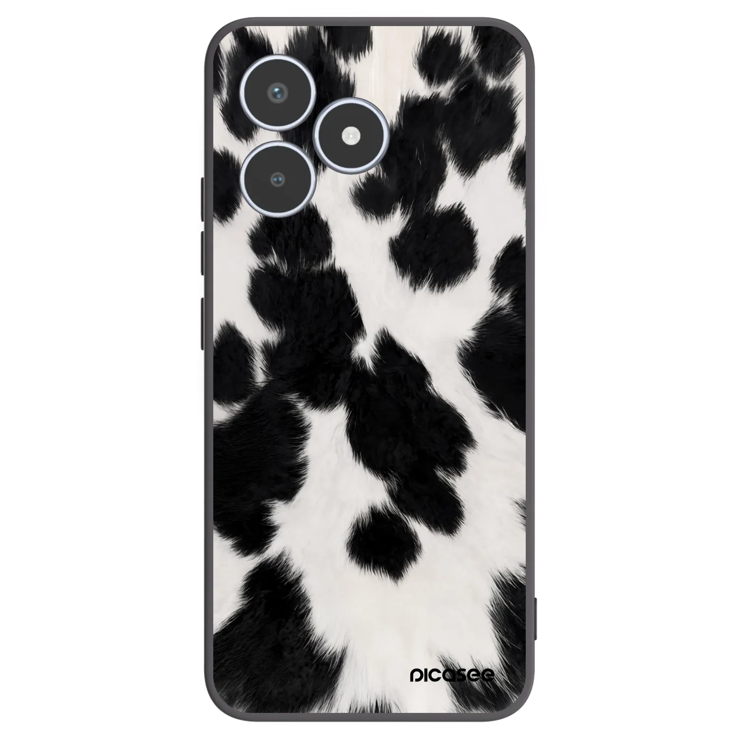 Picasee silikonski črni ovitek za Realme C53 - Black Moo
