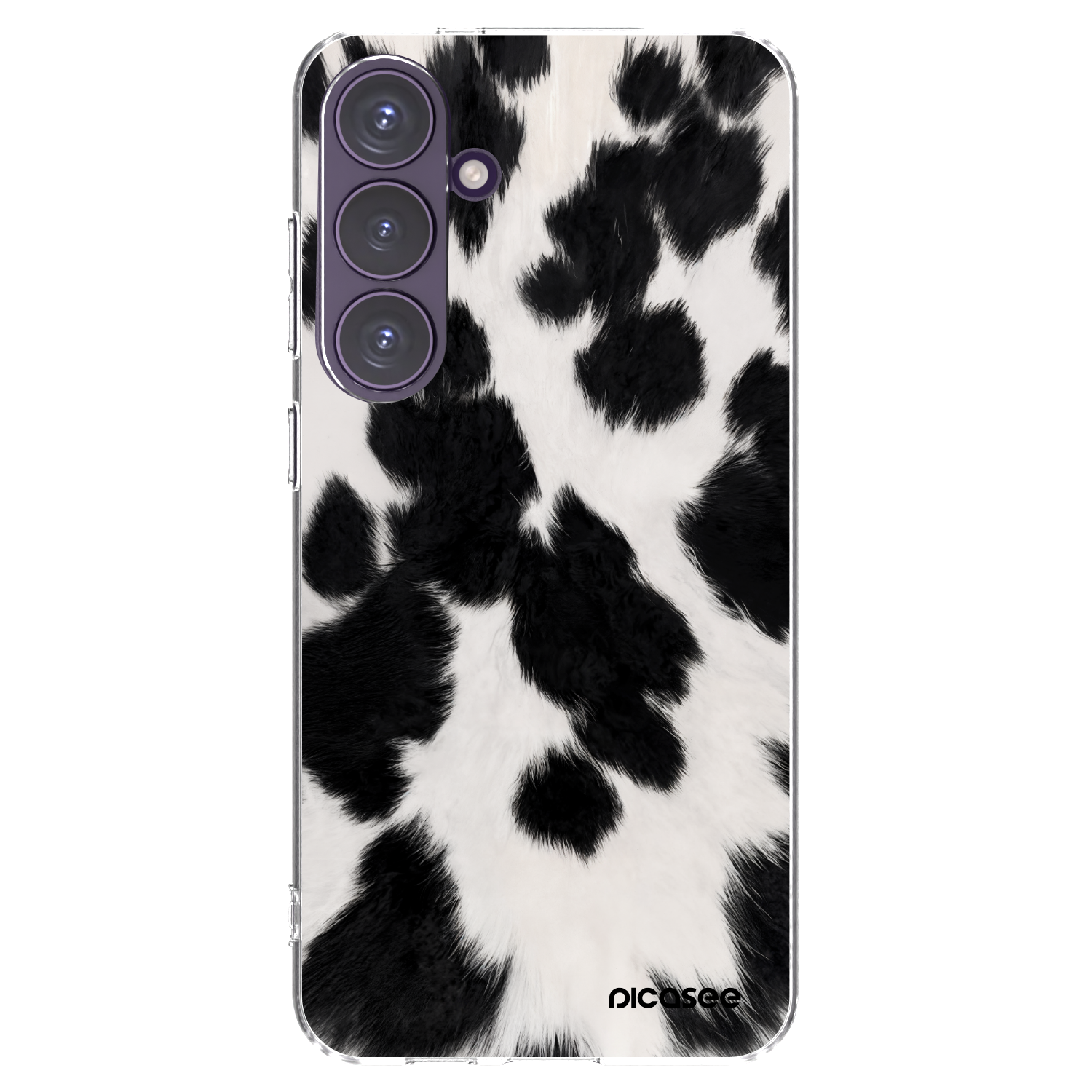 Picasee silikonski prozorni ovitek za Samsung Galaxy S24+ S926B 5G - Black Moo