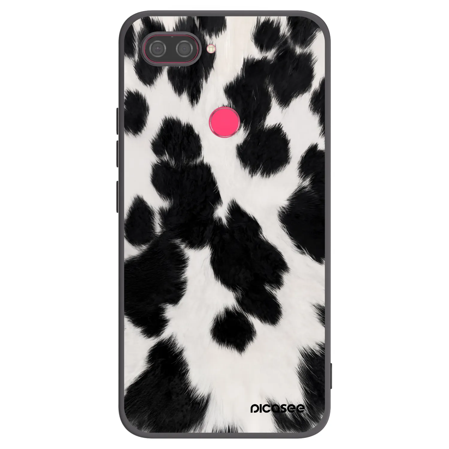 Picasee silikonski črni ovitek za Xiaomi Mi 8 Lite - Black Moo