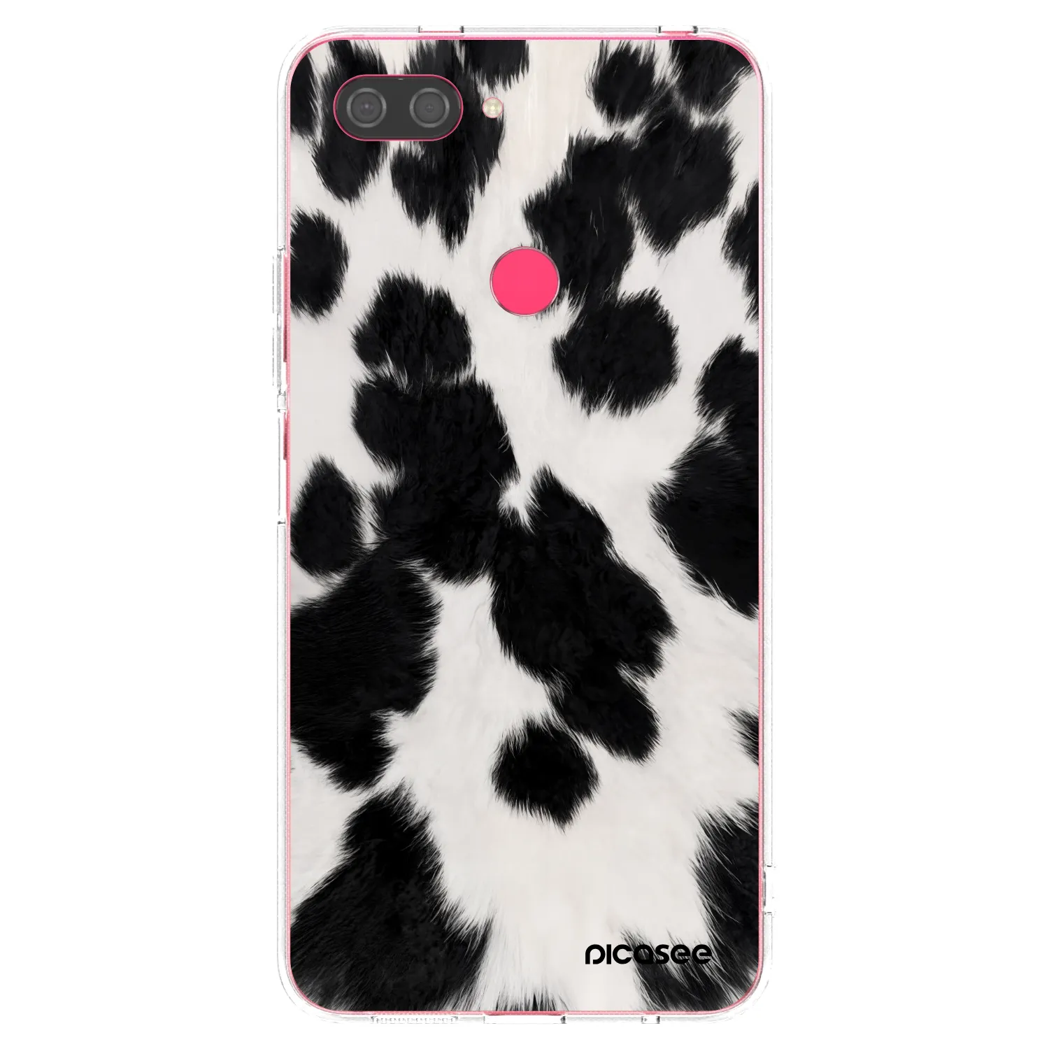 Picasee silikonski prozorni ovitek za Xiaomi Mi 8 Lite - Black Moo