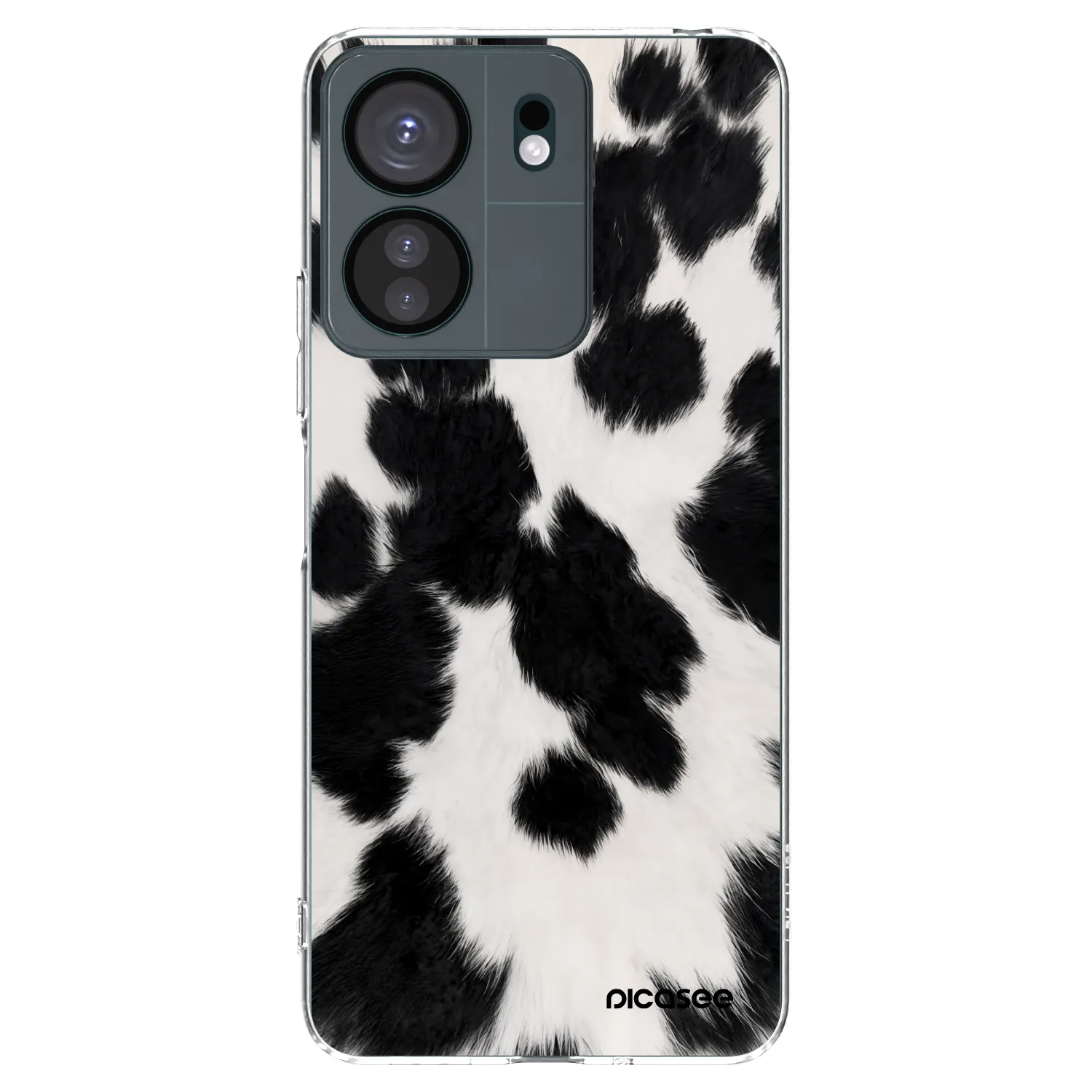 Picasee silikonski prozorni ovitek za Xiaomi Redmi 13C 4G - Black Moo